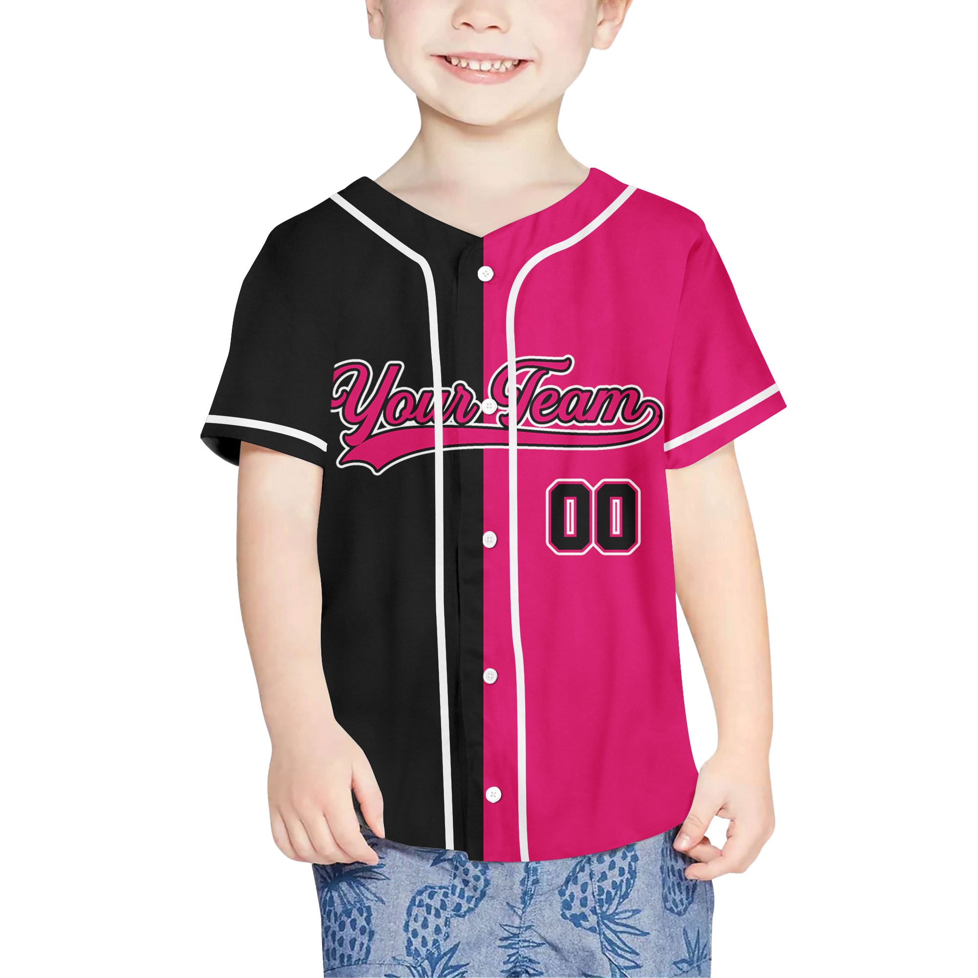 Personalized-Team-Name-And-Number-Collection-Pink-And-Black
