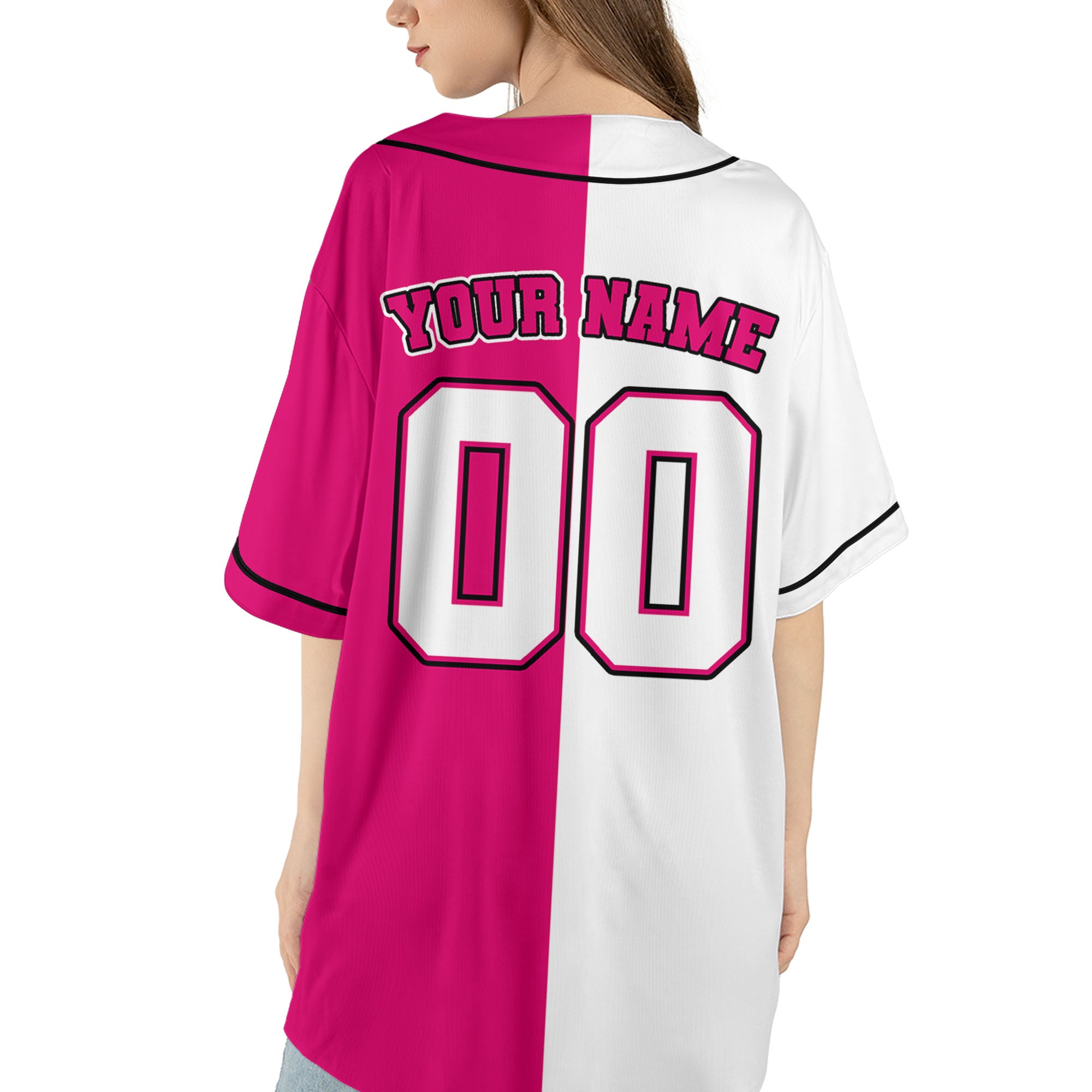 Personalized-Team-Name-And-Number-Collection-Pink-And-White