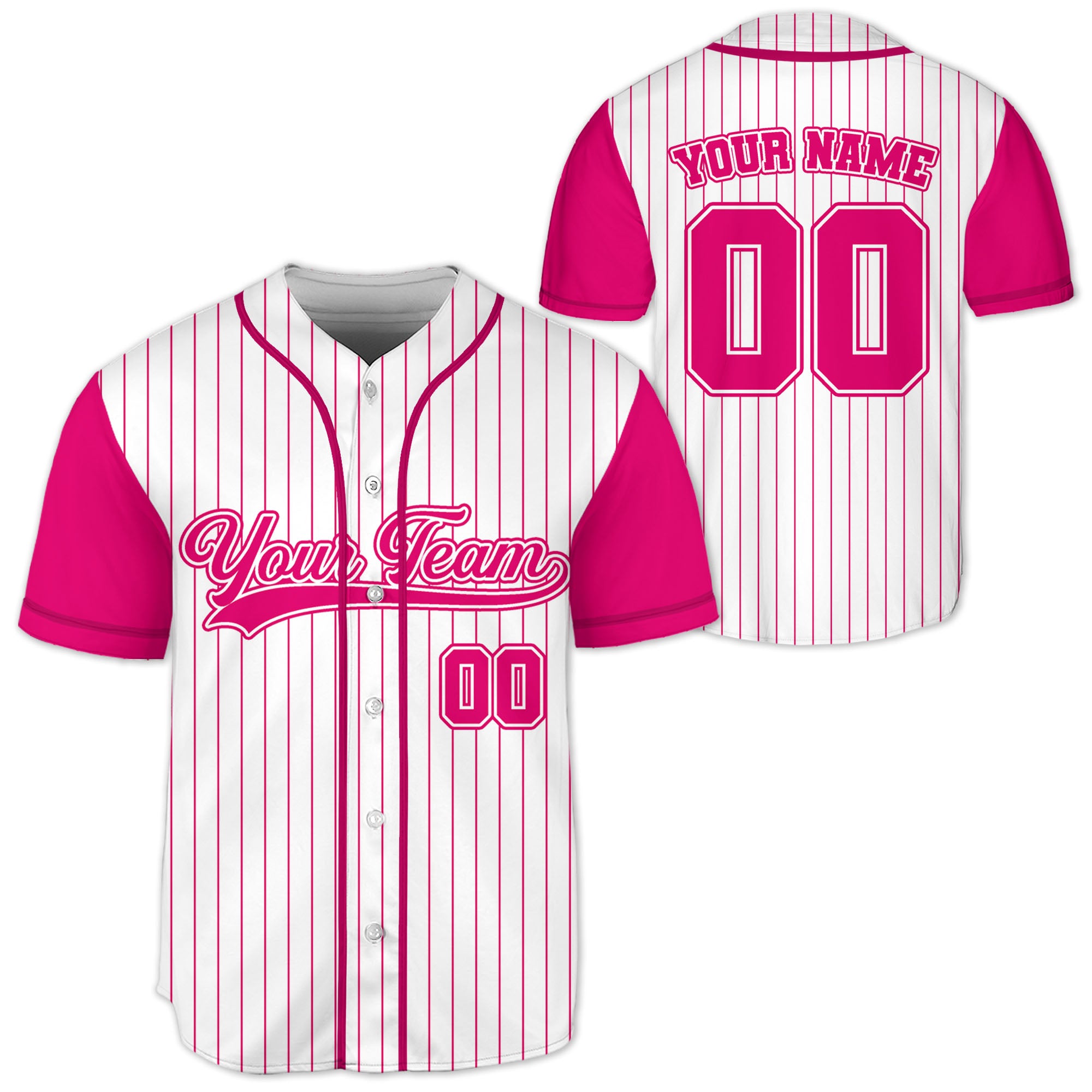 Personalized-Team-Name-And-Number-Collection-Pink-Sleeve