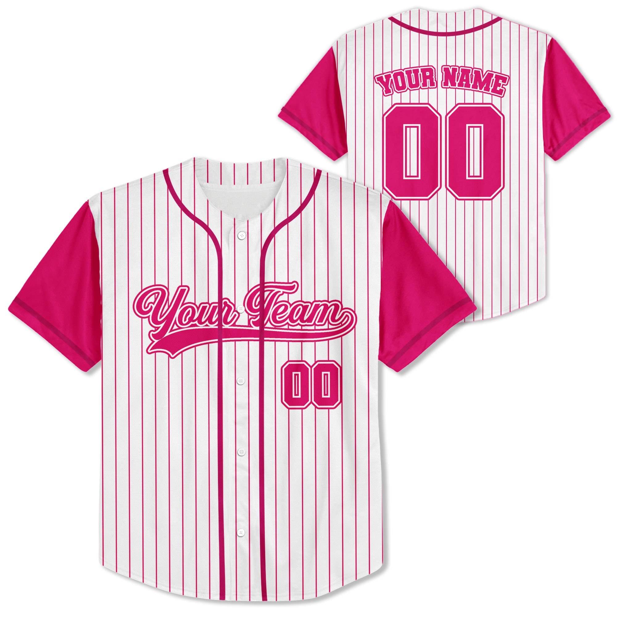 Personalized-Team-Name-And-Number-Collection-Pink-Sleeve