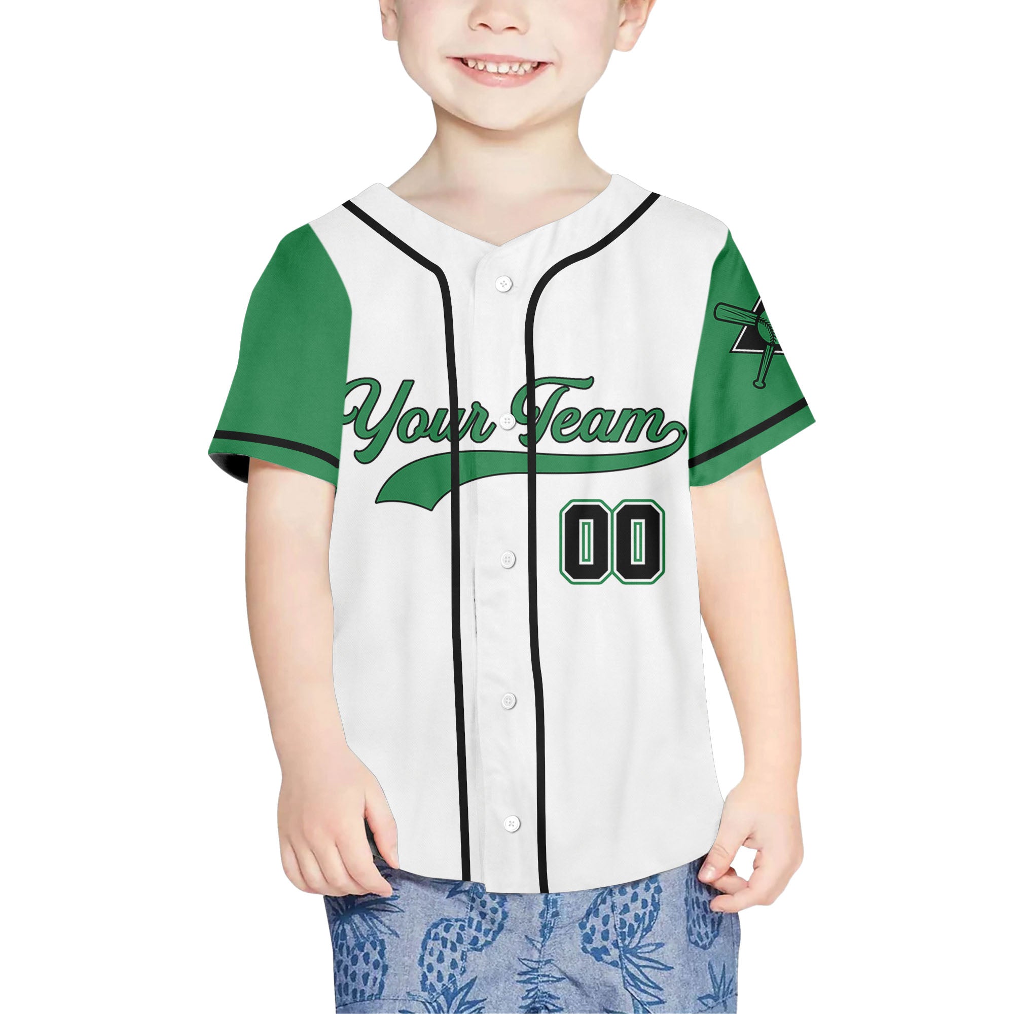 Personalized-Team-Name-And-Number-Collection-White-Green-Sleeve