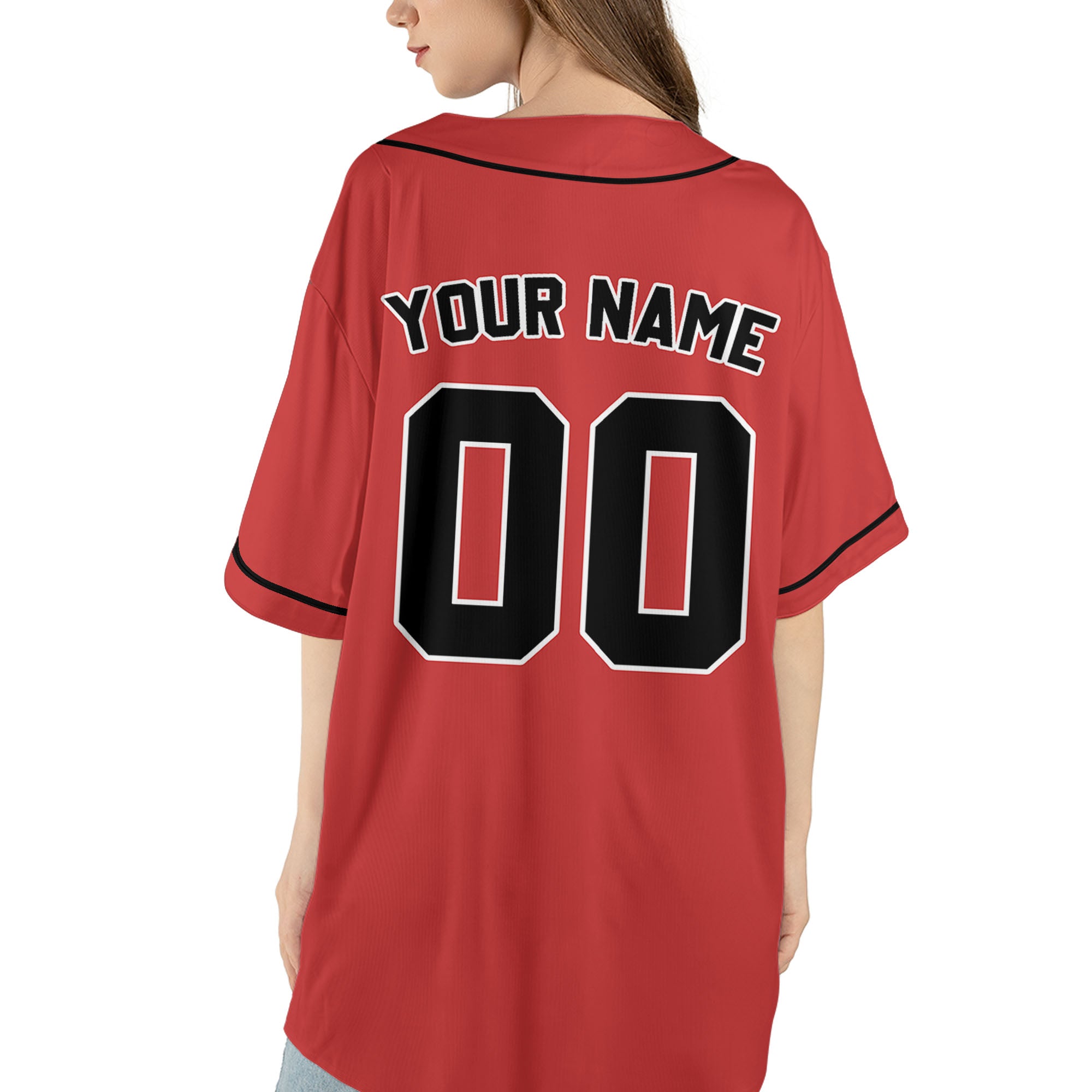 Personalized-Team-Name-And-Number-Colorful-Awesome-Collection-Red