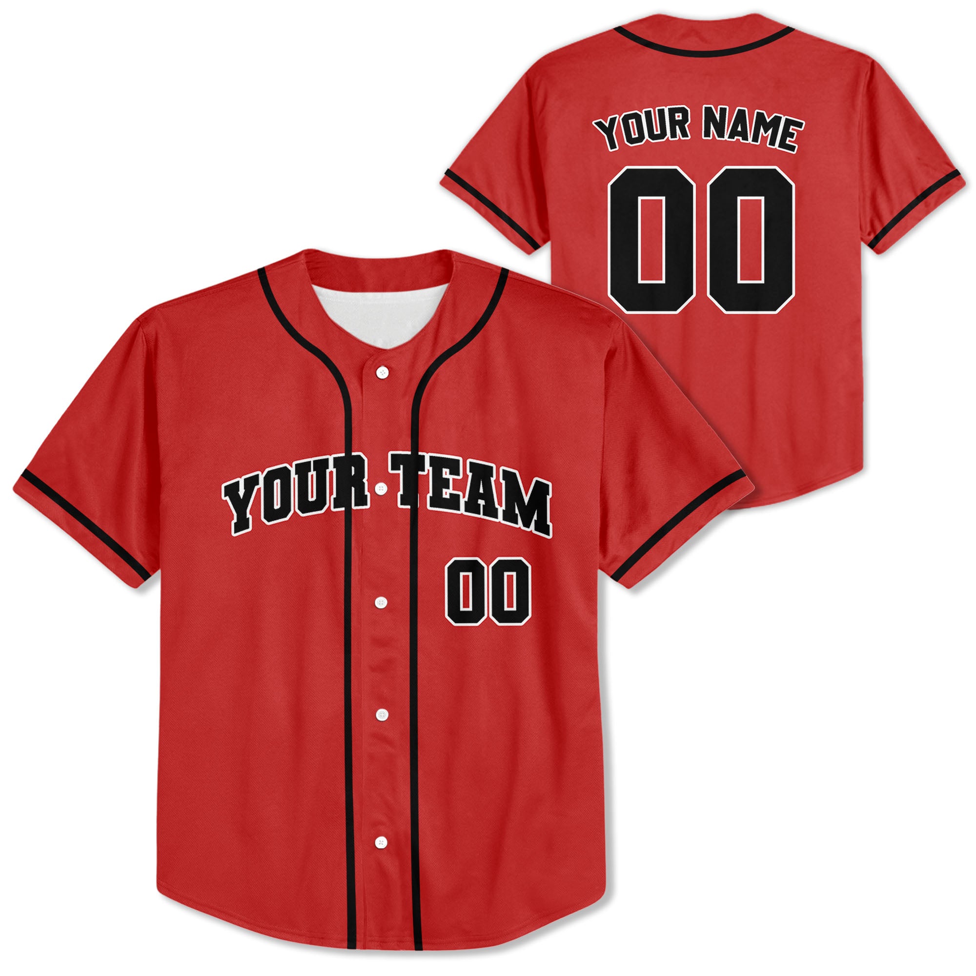 Personalized-Team-Name-And-Number-Colorful-Awesome-Collection-Red