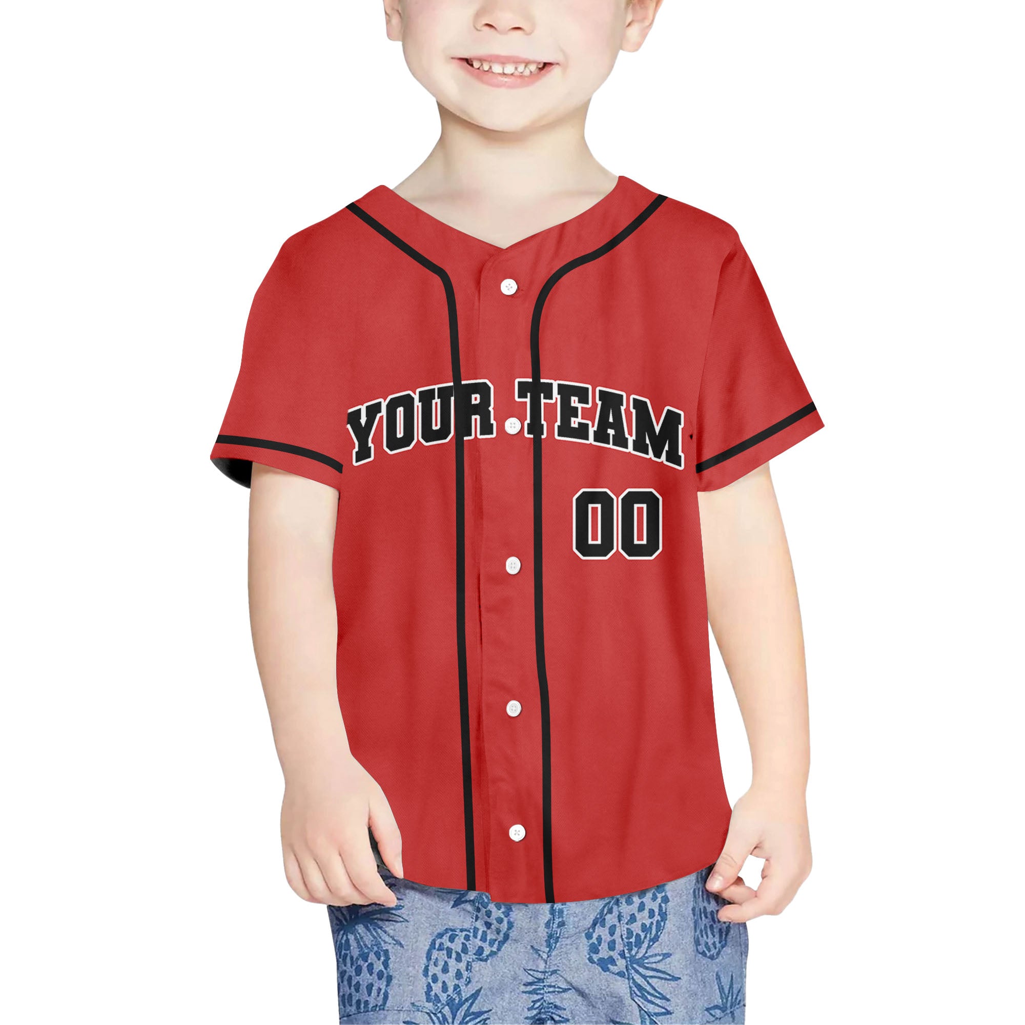 Personalized-Team-Name-And-Number-Colorful-Awesome-Collection-Red