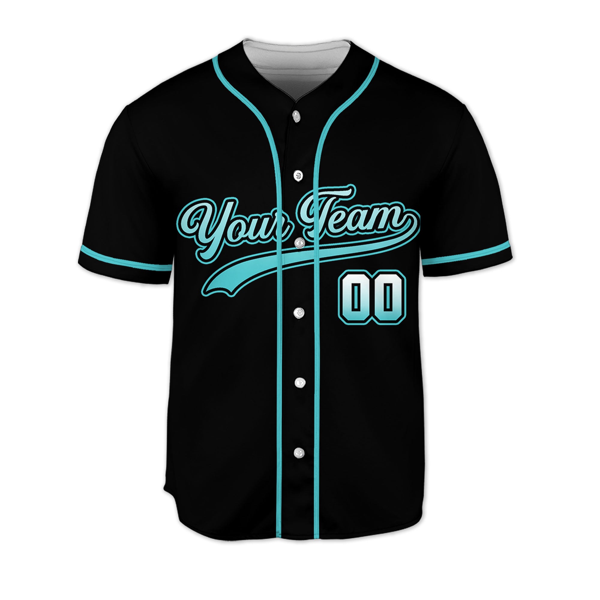 Personalized-Team-Name-And-Number-Custom-Collection-Gradient-Jade-Green