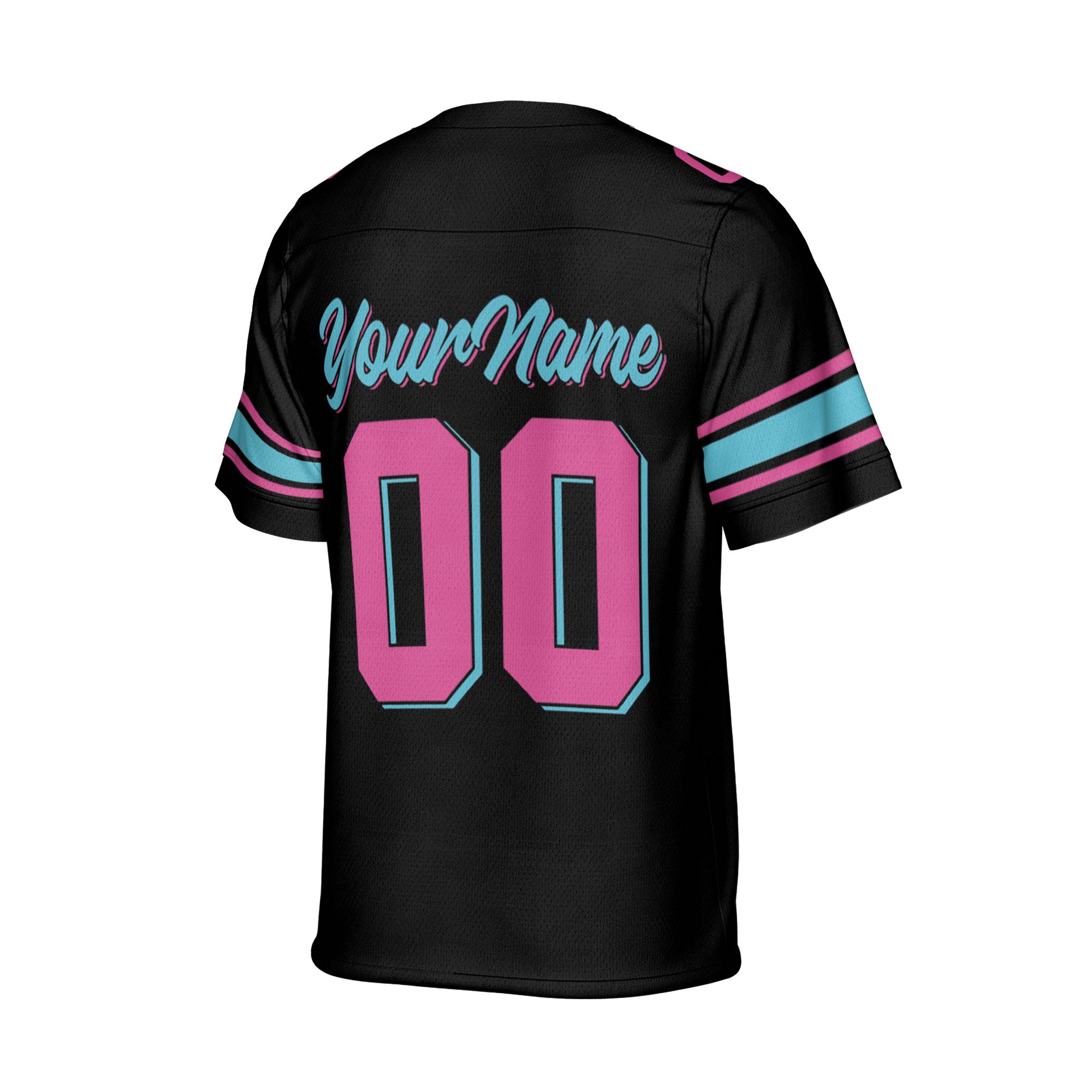 Personalized-Team-Name-And-Number-Retro-Style-Black