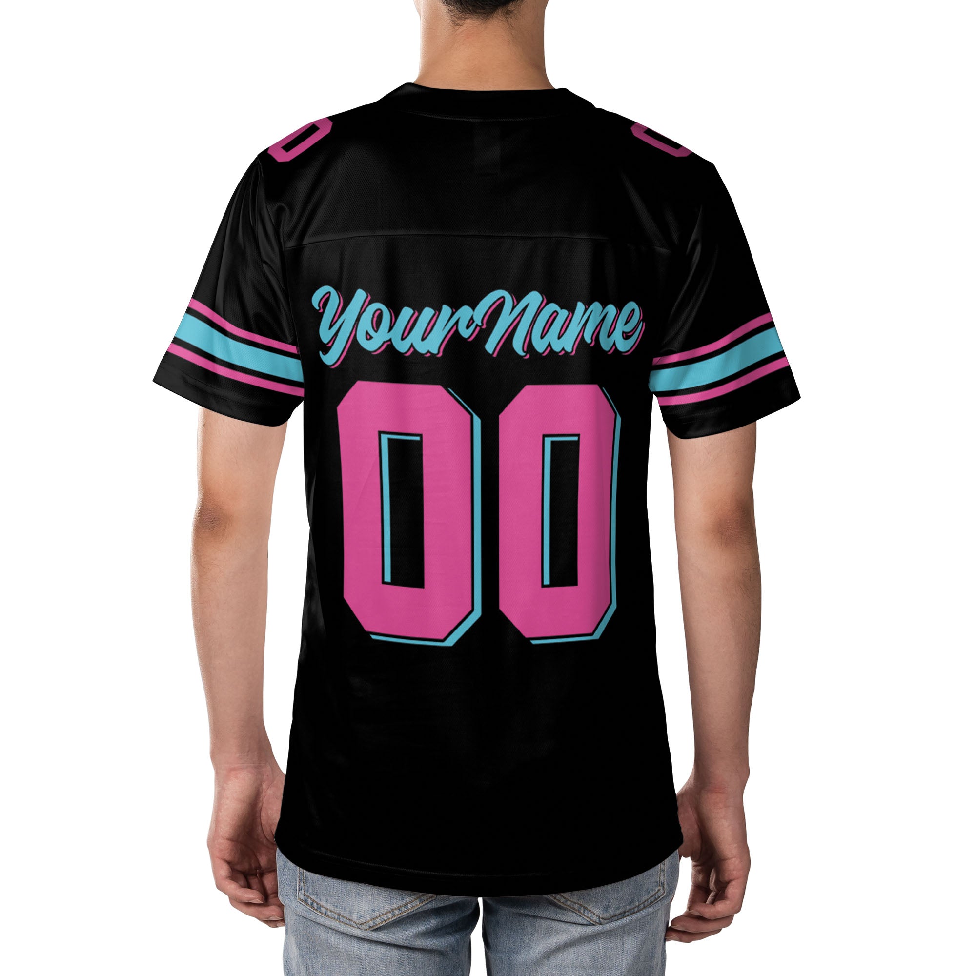 Personalized-Team-Name-And-Number-Retro-Style-Black