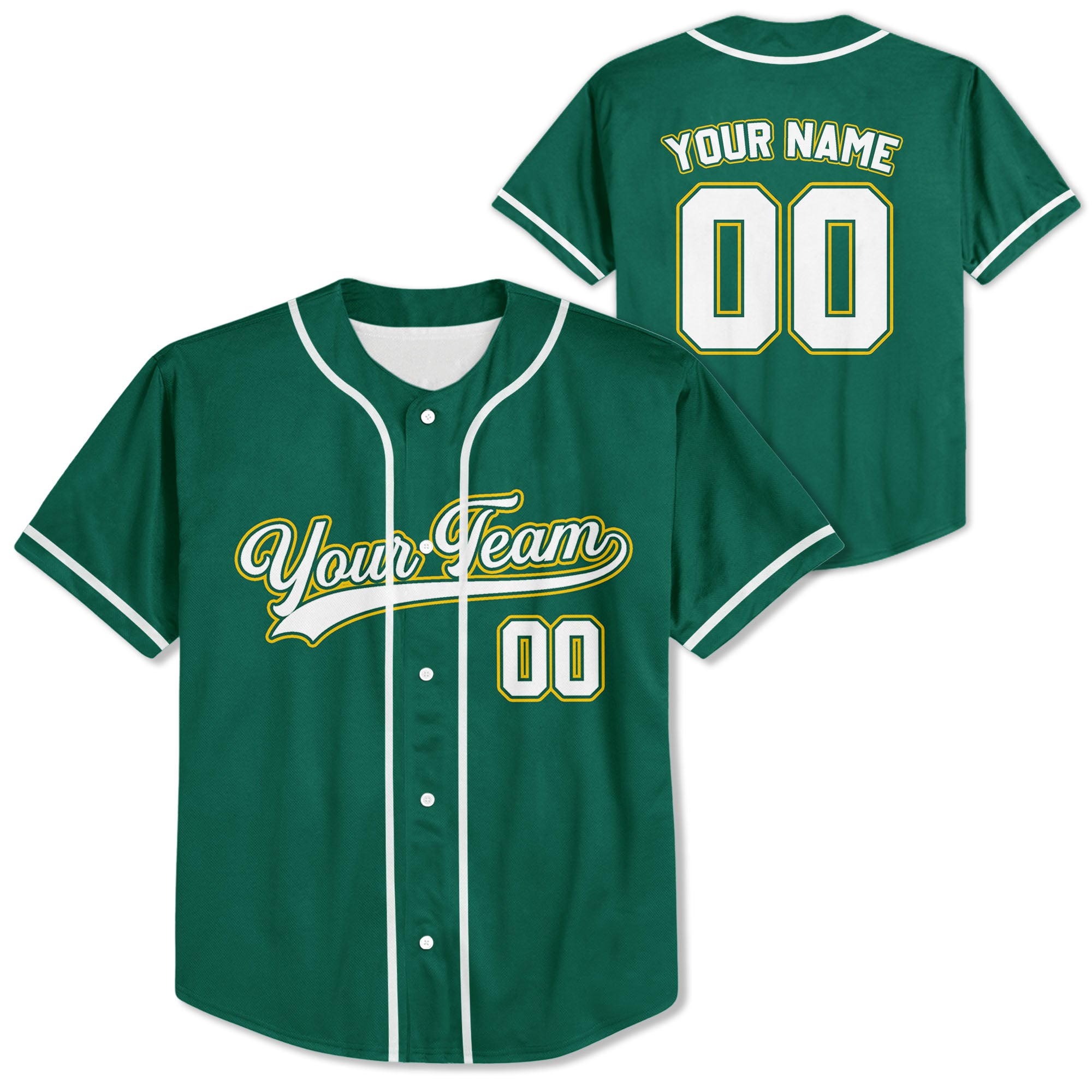 Personalized-Team-Name-And-Number-So-Cool-Collection-Green-White