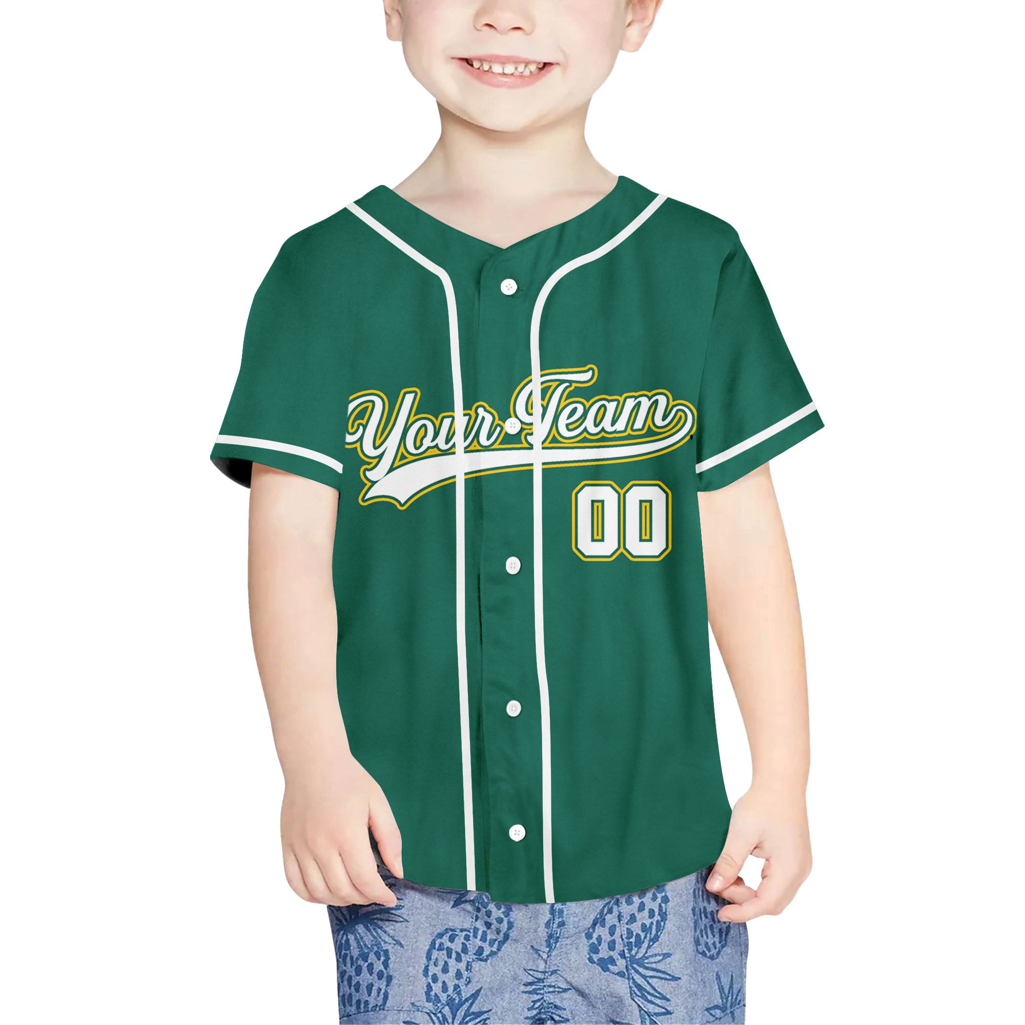 Personalized-Team-Name-And-Number-So-Cool-Collection-Green-White