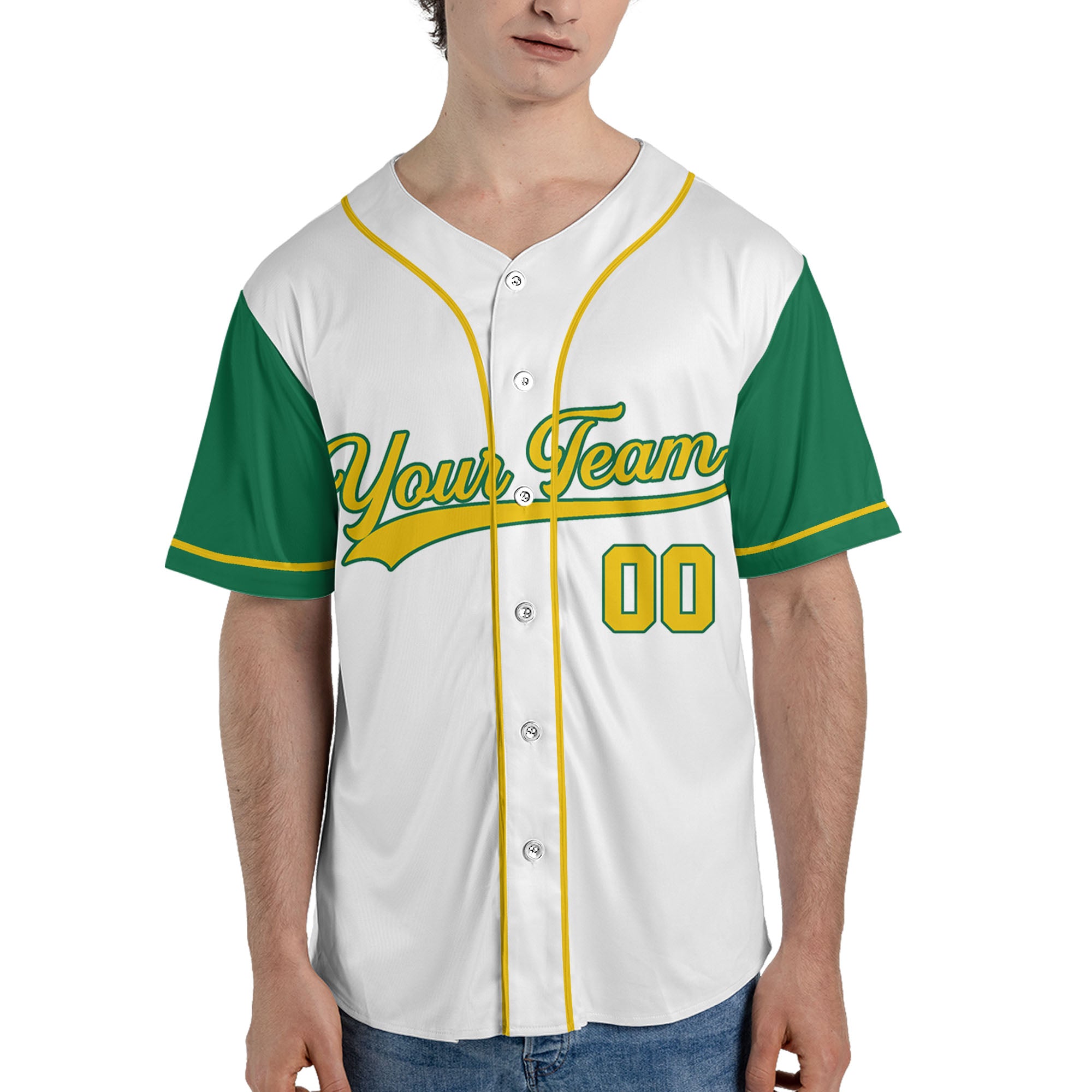 Personalized-Team-Name-And-Number-So-Cool-Collection-White-Green-Sleeve