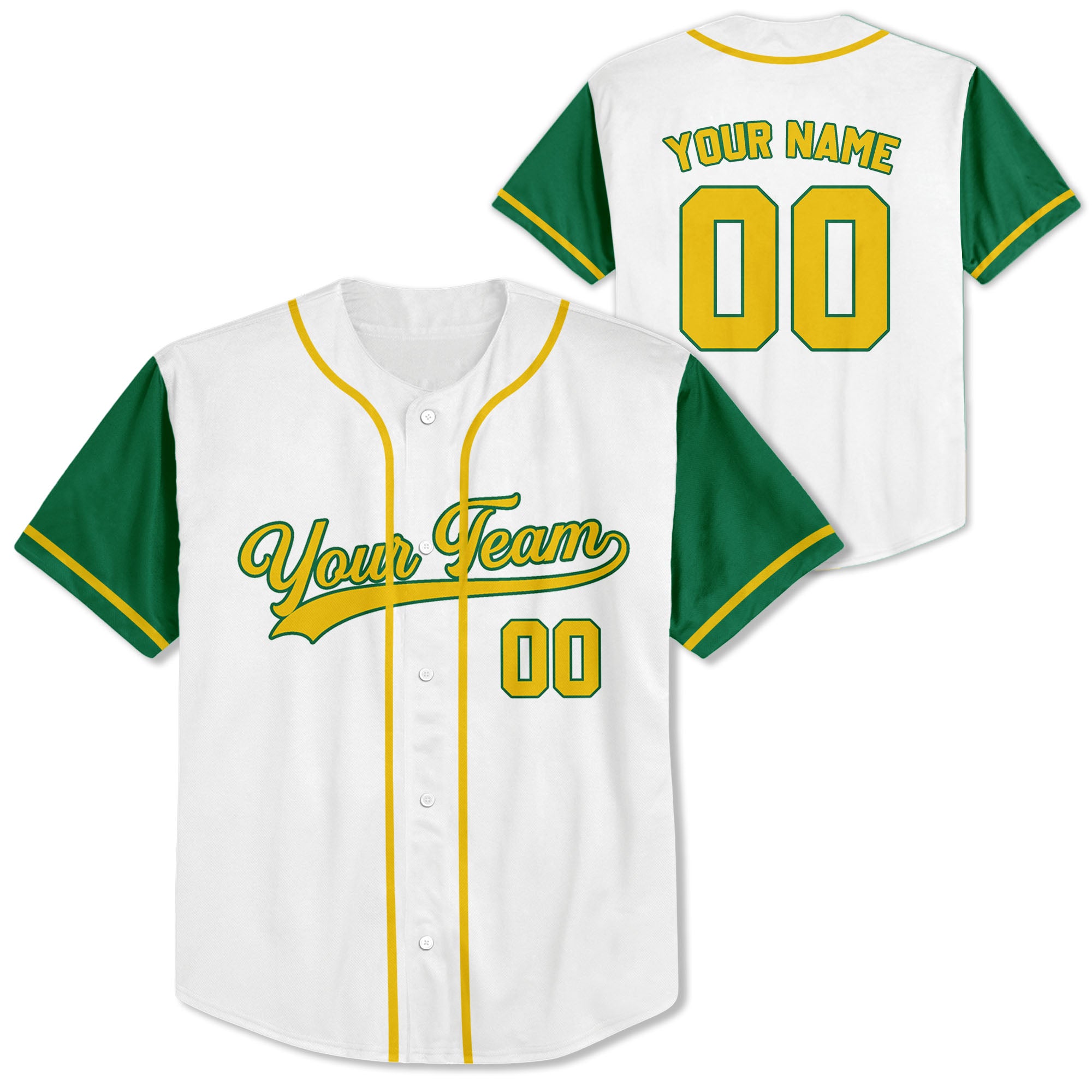 Personalized-Team-Name-And-Number-So-Cool-Collection-White-Green-Sleeve