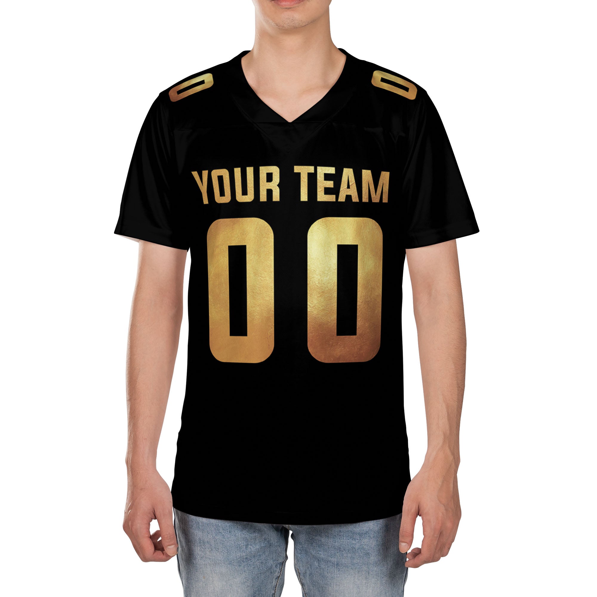 Personalized-Team-Name-Awesome-Black-Gold