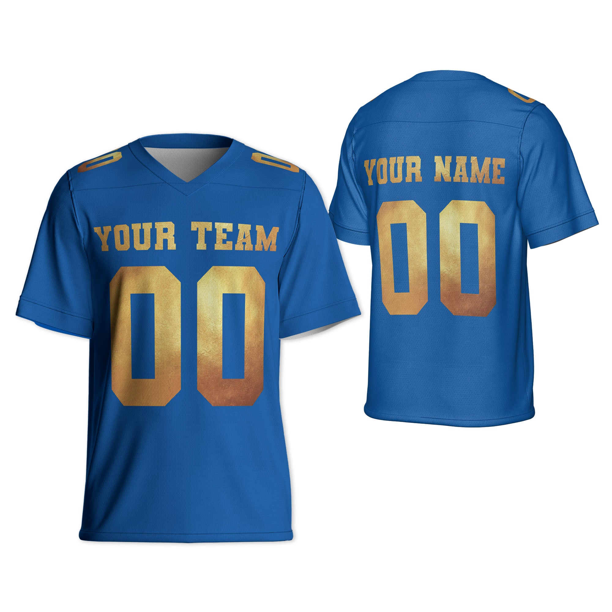 Personalized-Team-Name-Awesome-Blue-Gold