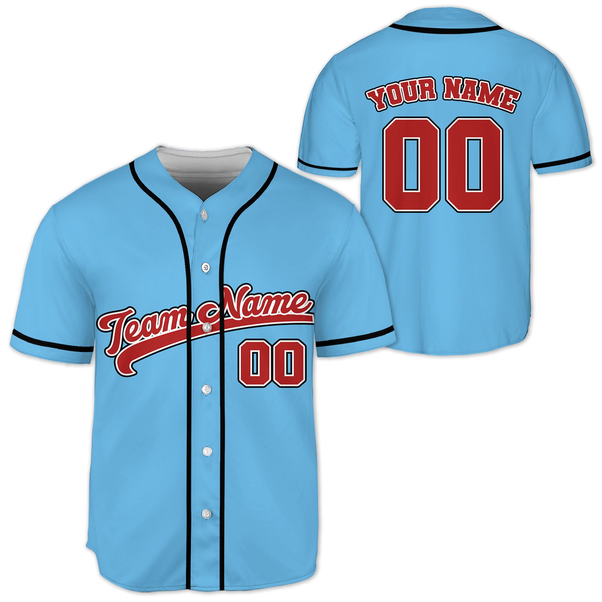 Personalized-Team-Name-Awesome-Custom-Collection-Blue-Color