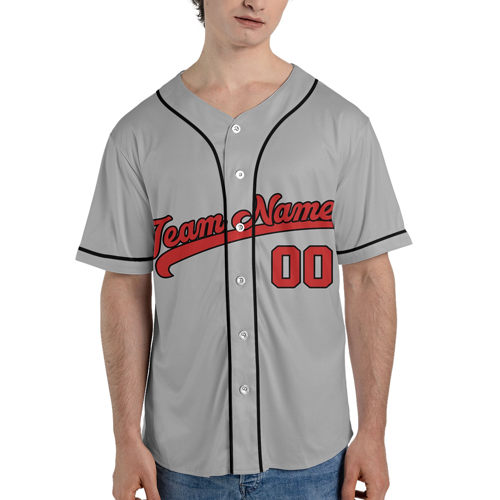 Personalized-Team-Name-Awesome-Custom-Collection-Gray-Color