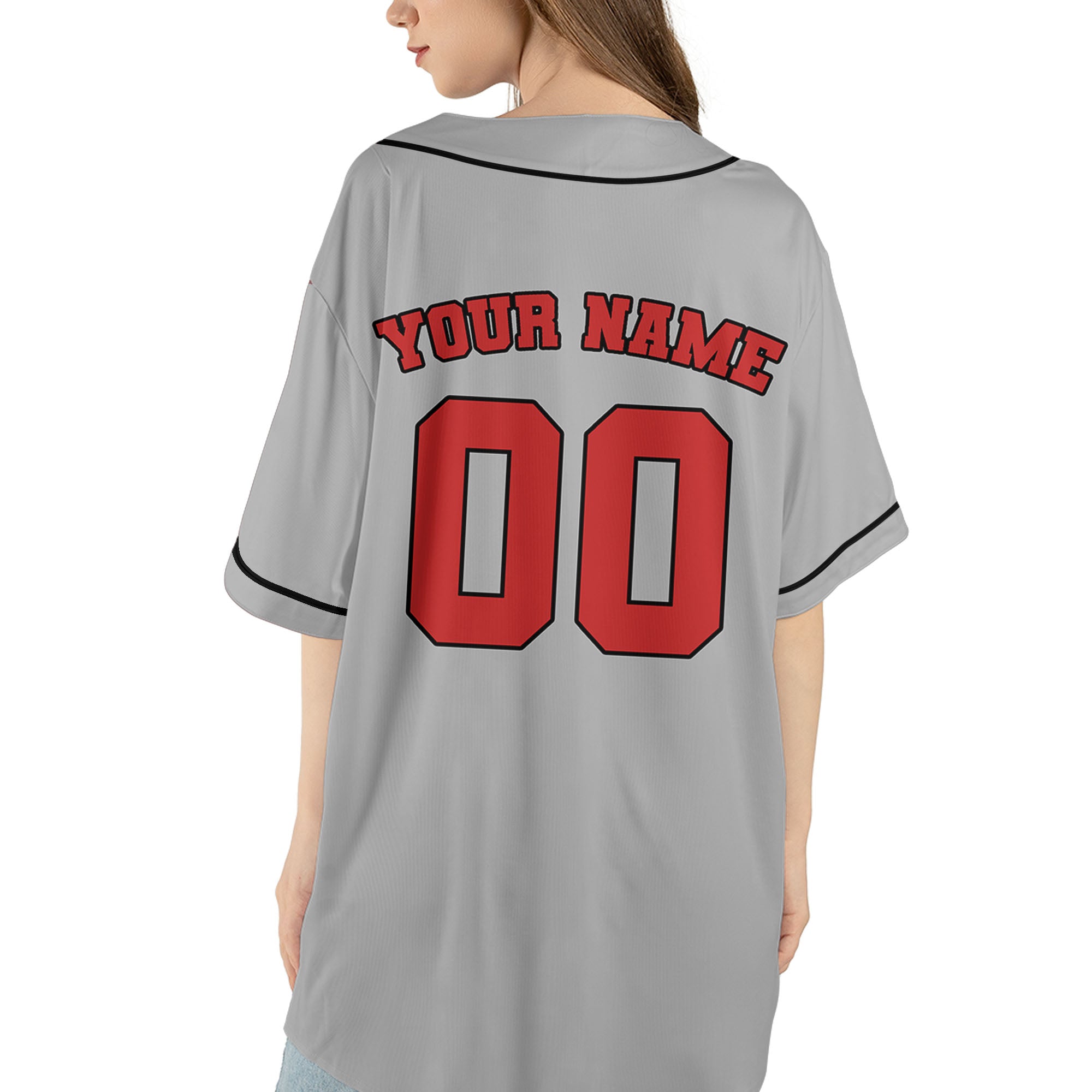 Personalized-Team-Name-Awesome-Custom-Collection-Gray-Color