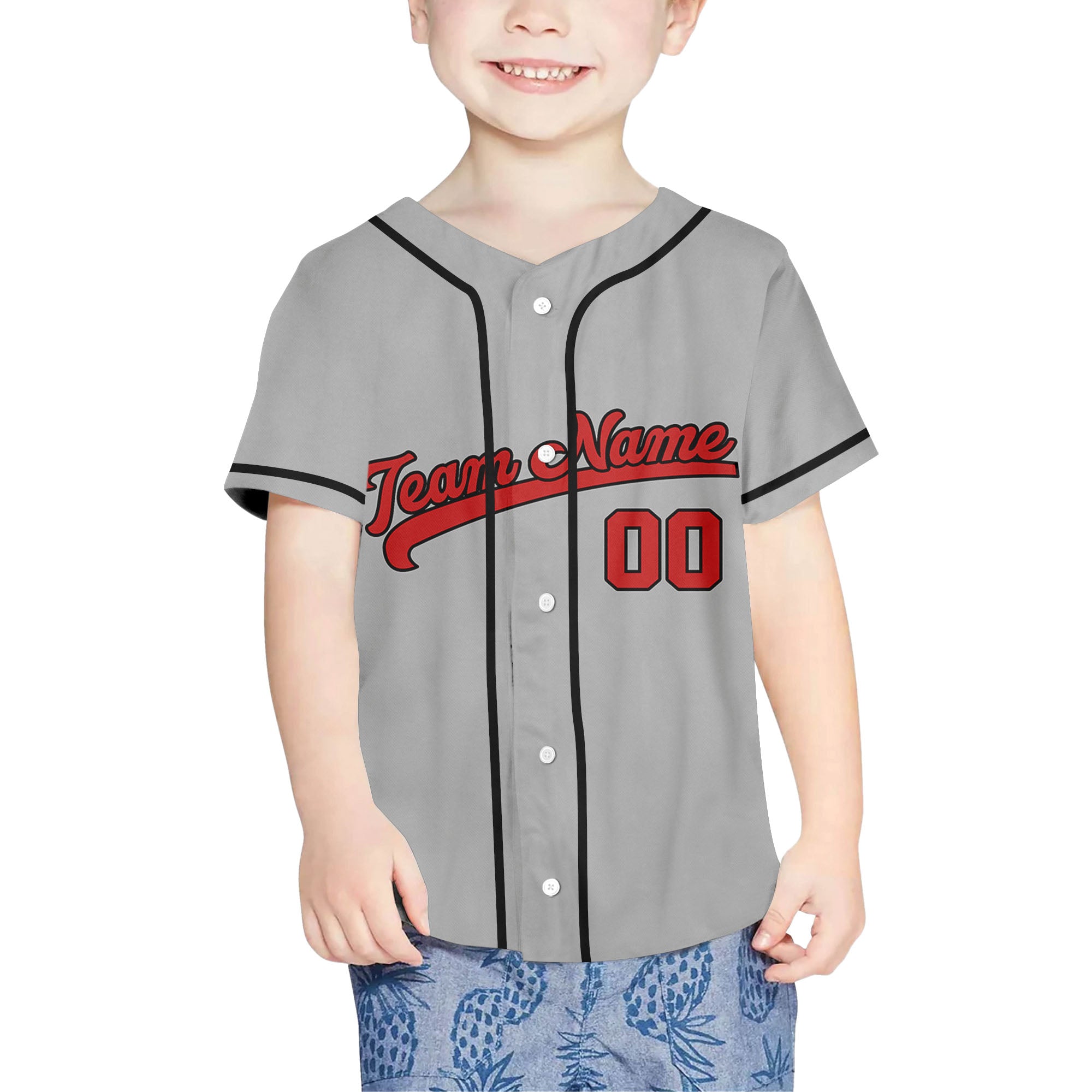 Personalized-Team-Name-Awesome-Custom-Collection-Gray-Color