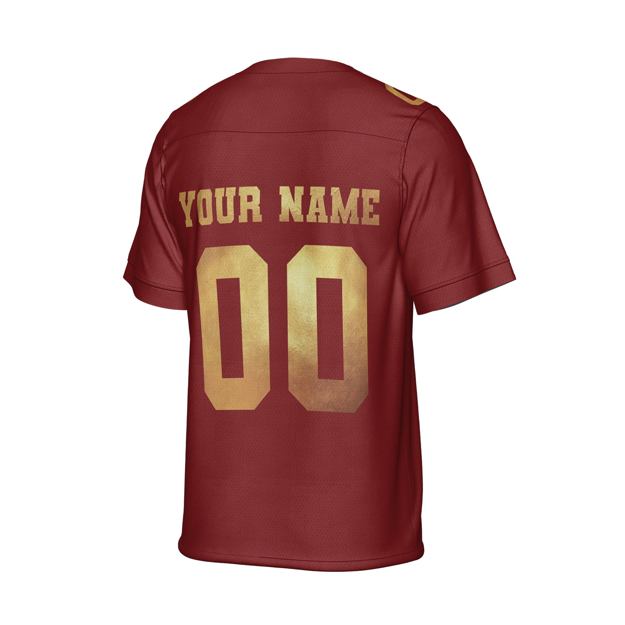 Personalized-Team-Name-Awesome-Dark-Red-Gold
