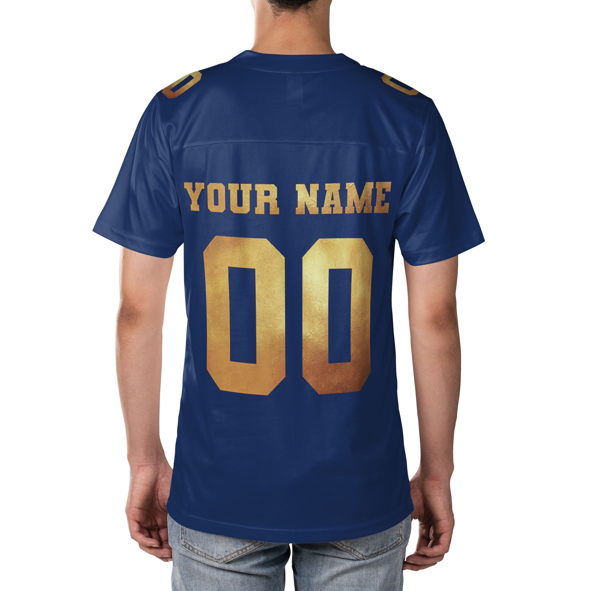 Personalized-Team-Name-Awesome-Navy-Gold
