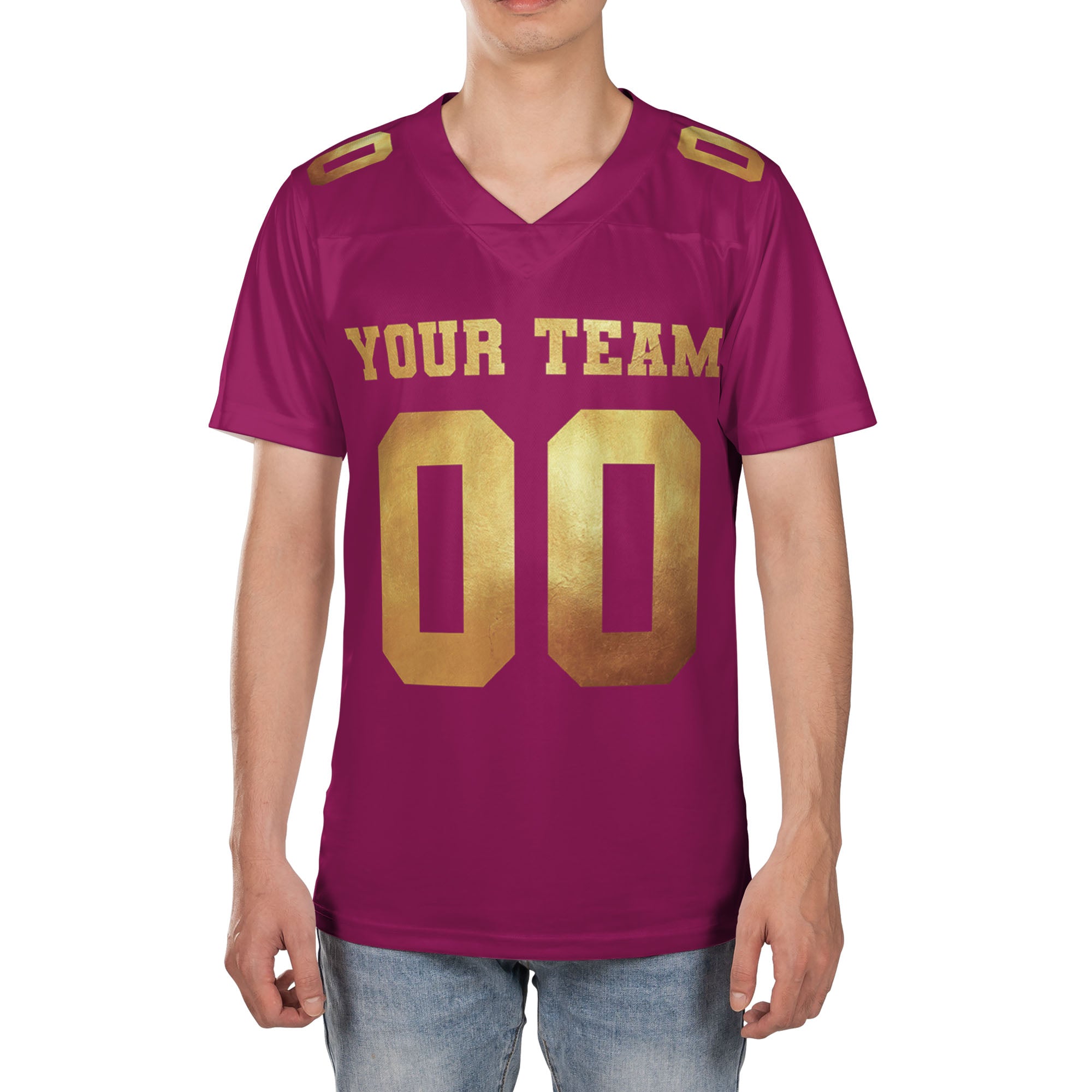 Personalized-Team-Name-Awesome-Pink-Gold