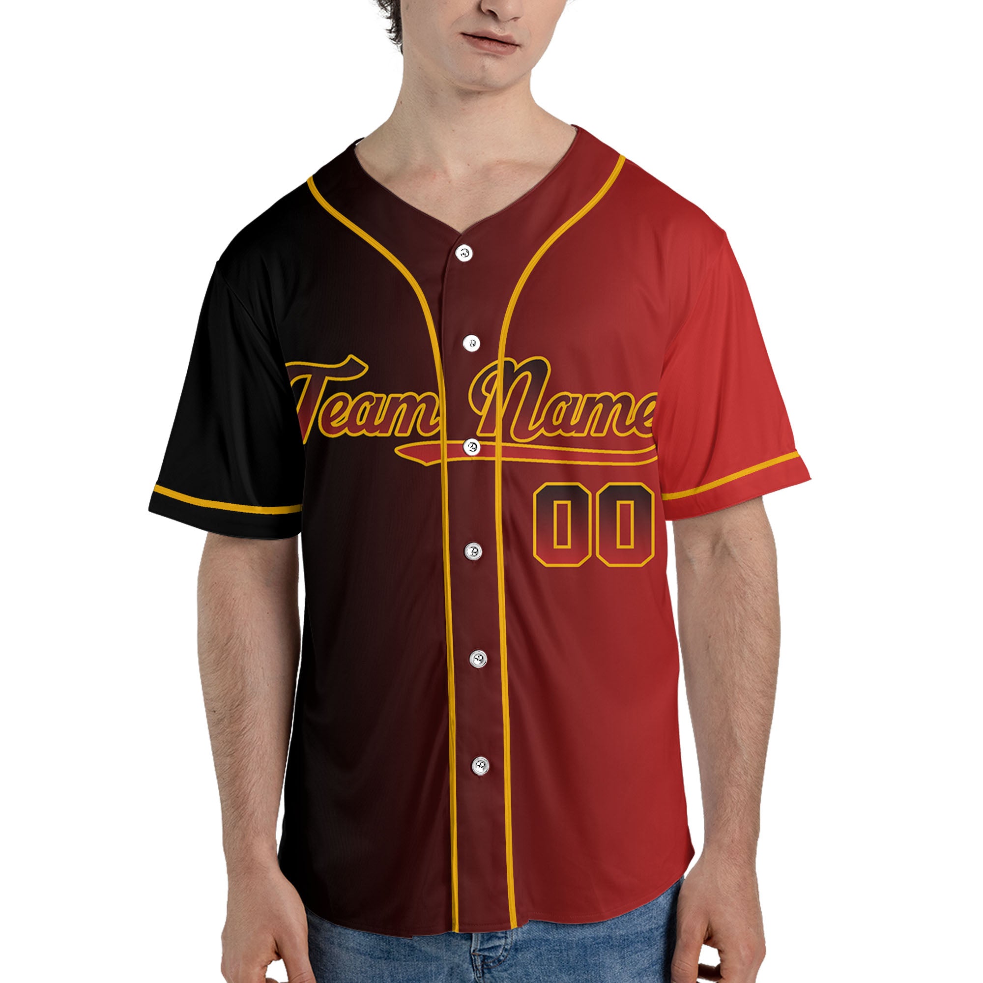 Personalized-Team-Name-Custom-Collection-Awesome-Gradient-Black-Red