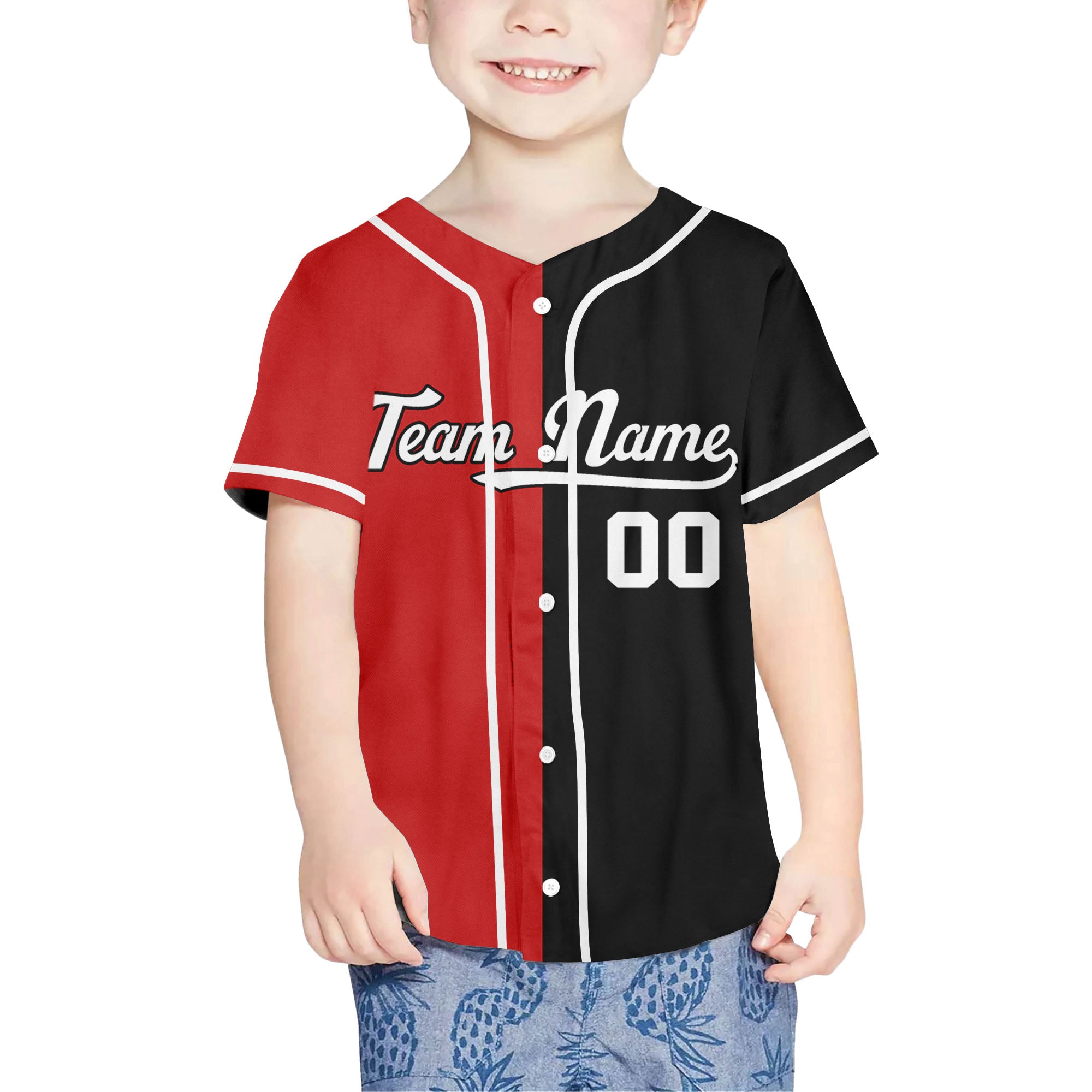 Personalized-Team-Name-Custom-Collection-Awesome-Red-Black