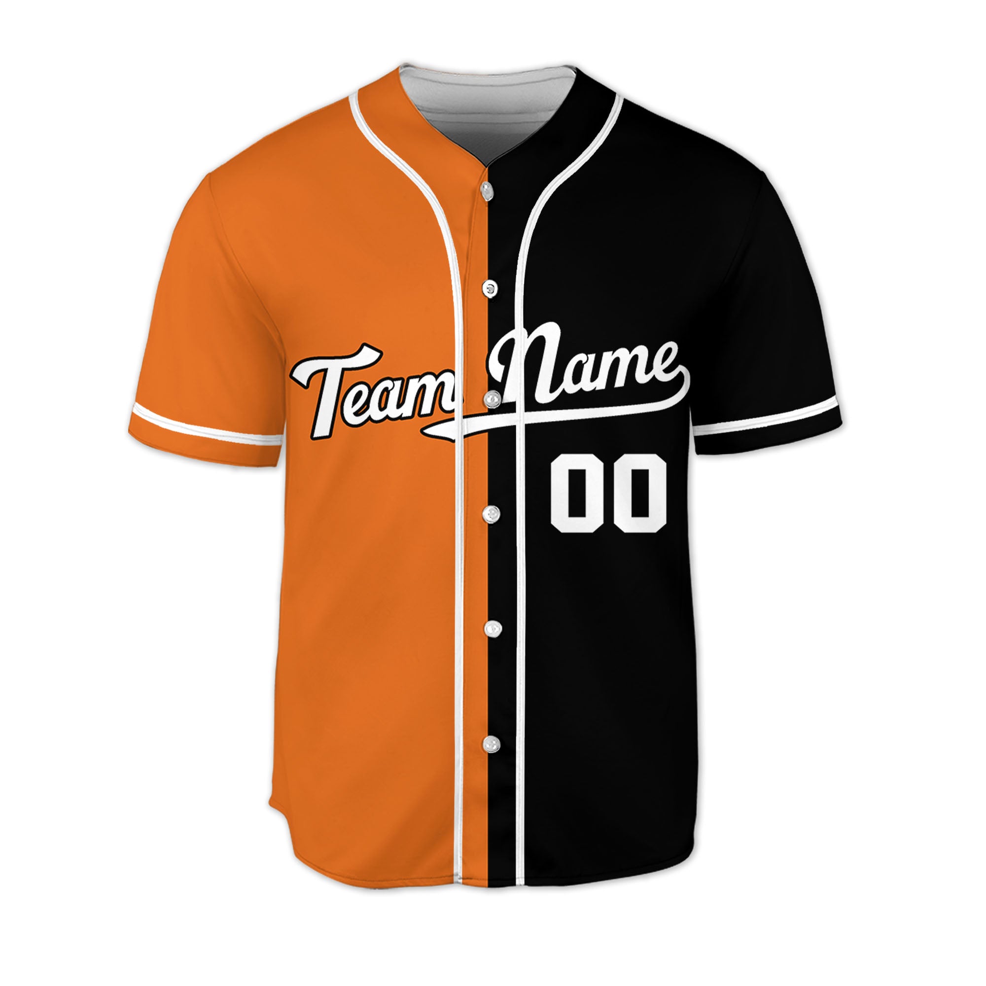 Personalized-Team-Name-Custom-Collection-Colorful-Black-Orange
