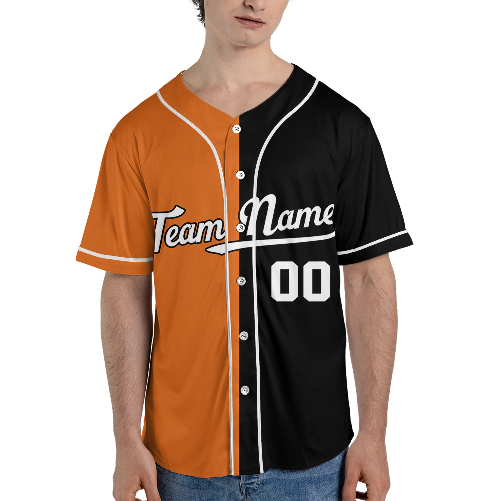 Personalized-Team-Name-Custom-Collection-Colorful-Black-Orange