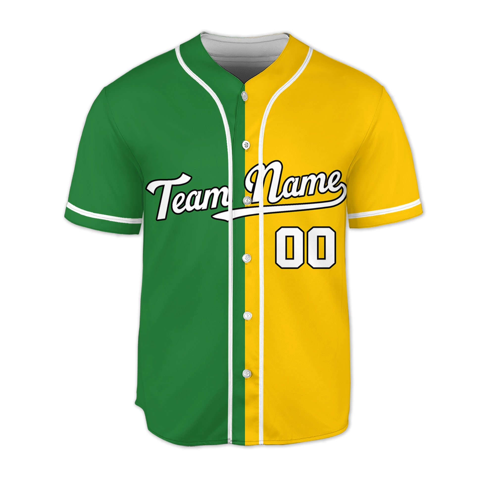Personalized-Team-Name-Custom-Collection-Colorful-Green-Yellow