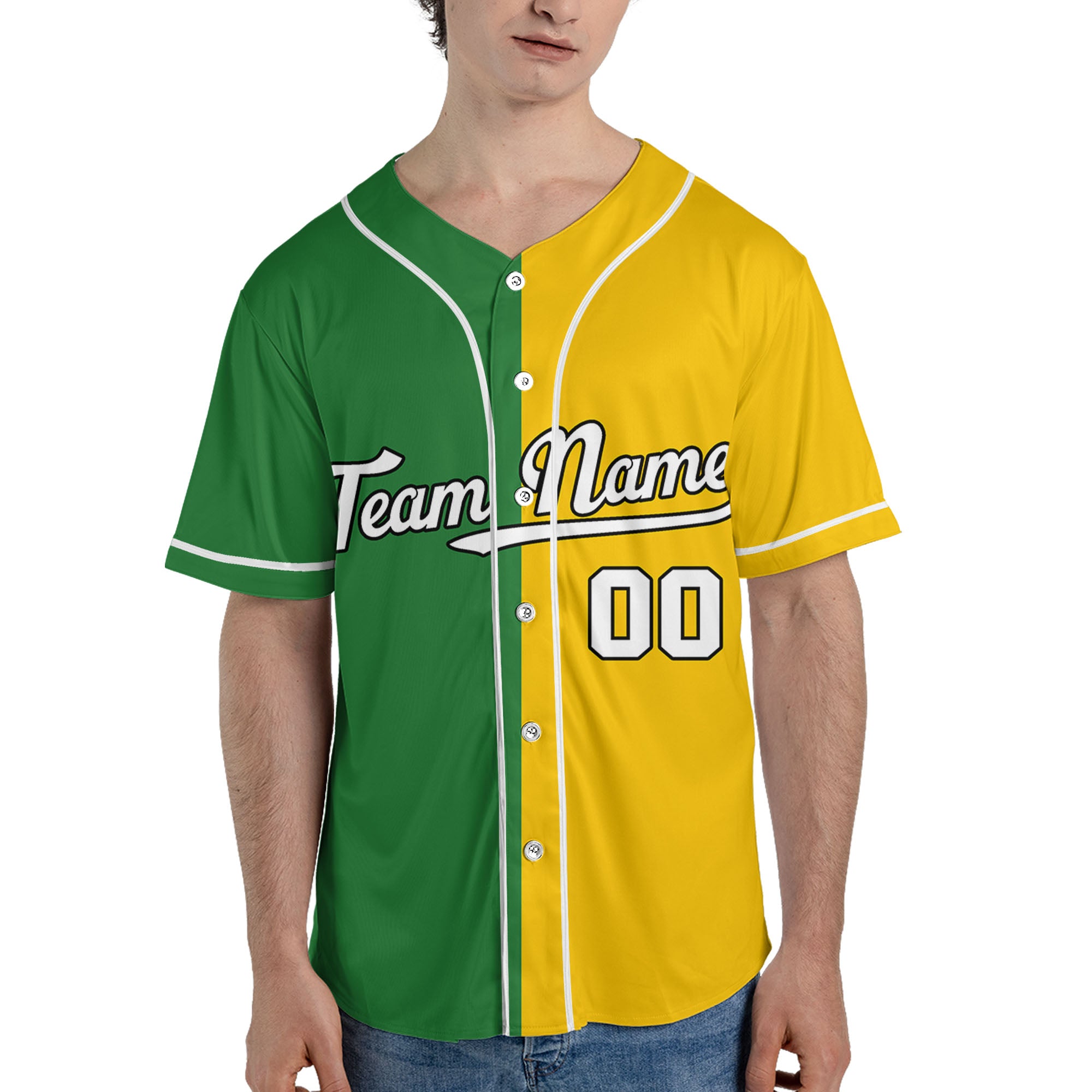 Personalized-Team-Name-Custom-Collection-Colorful-Green-Yellow