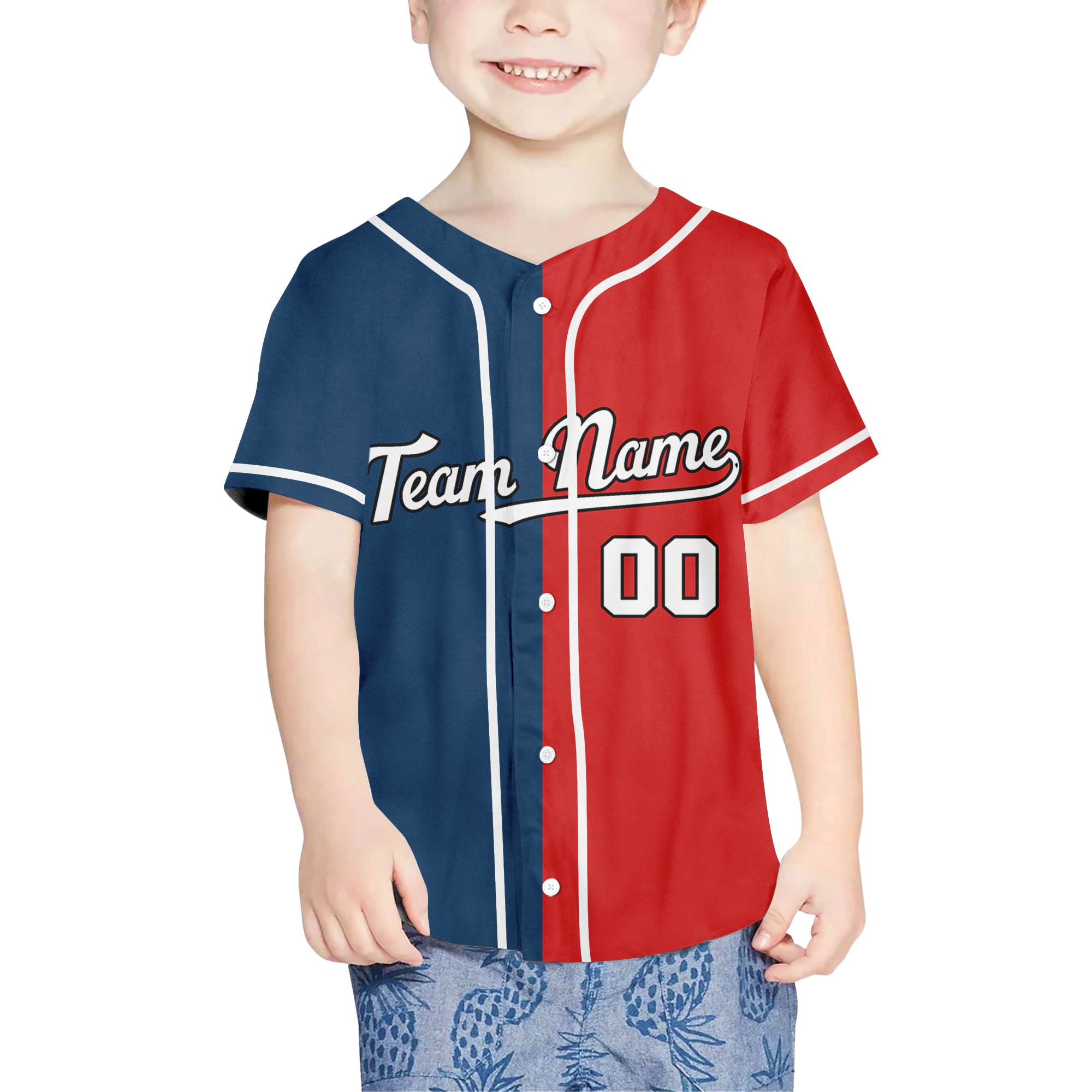Personalized-Team-Name-Custom-Collection-Colorful-Red-Blue