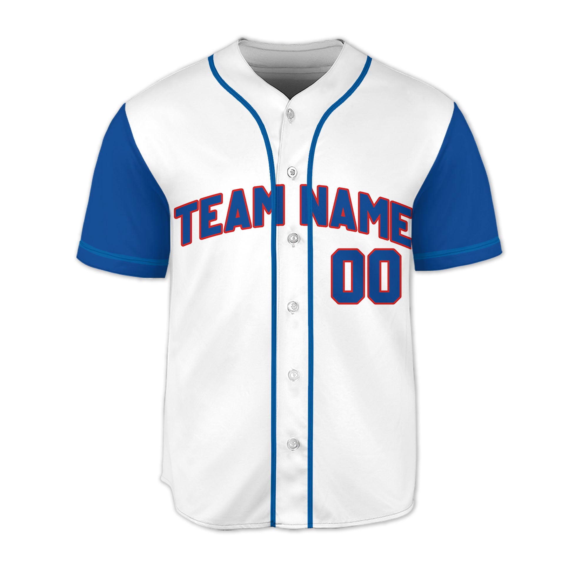 Personalized-Team-Name-Custom-Collection-White-Blue-Sleeve