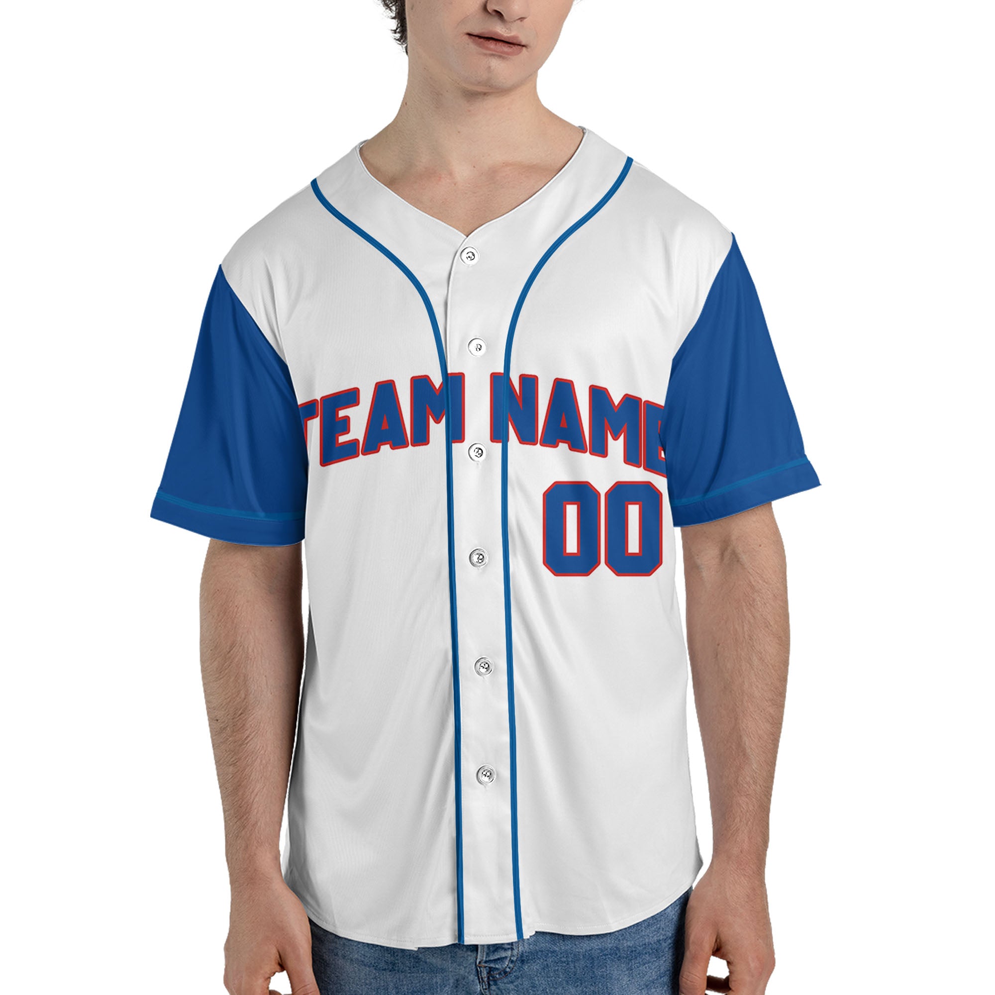 Personalized-Team-Name-Custom-Collection-White-Blue-Sleeve
