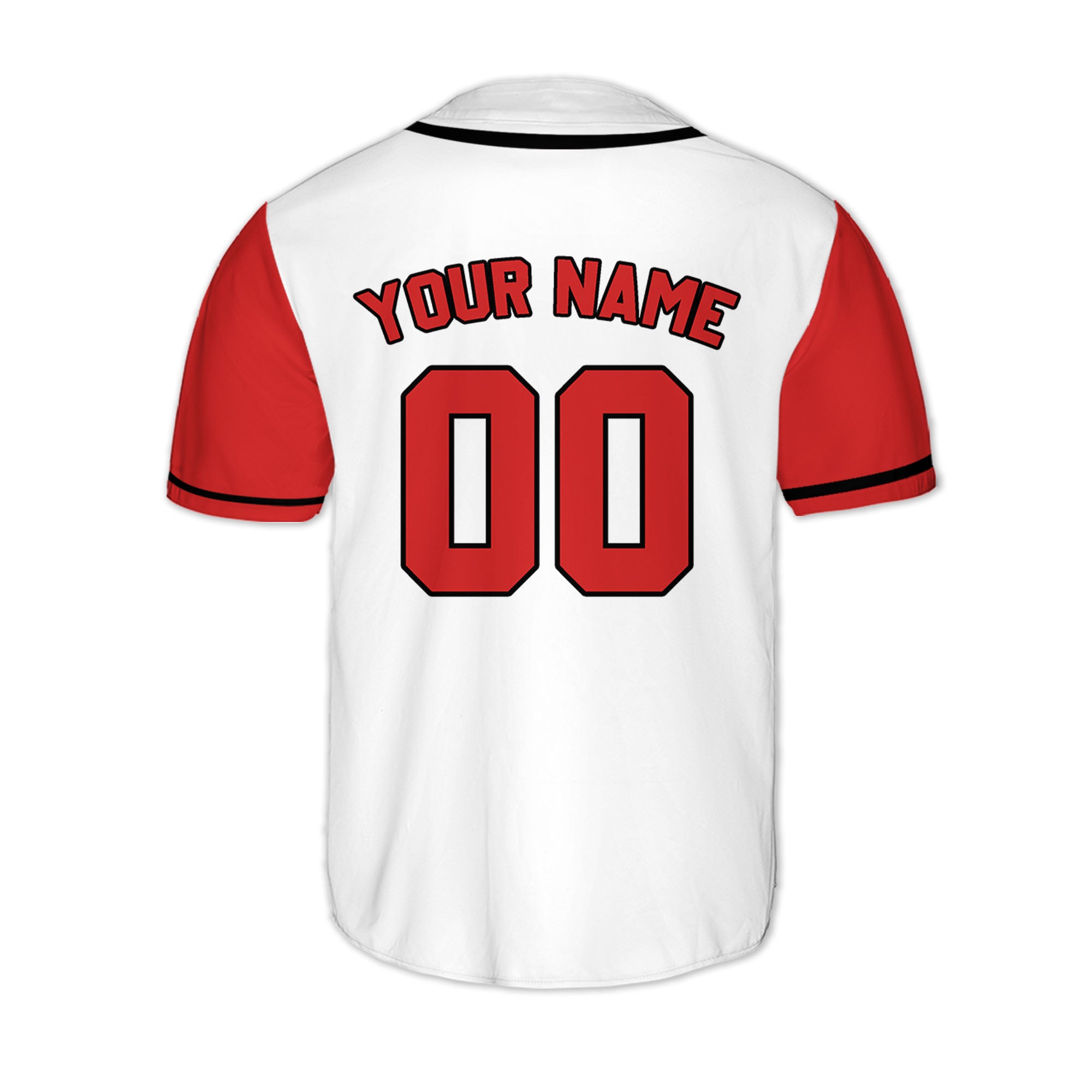 Personalized-Team-Name-Custom-Collection-White-Red-Sleeve