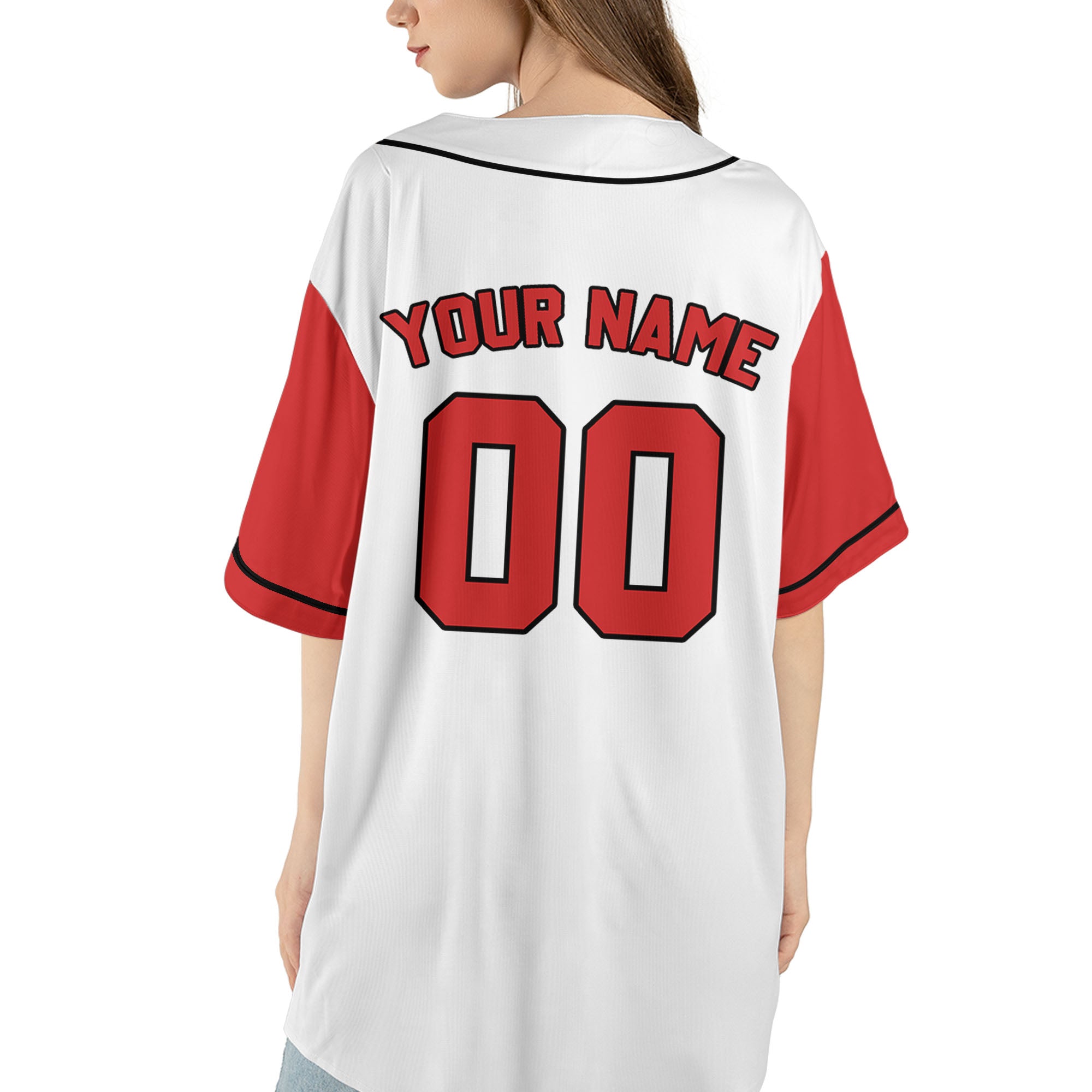 Personalized-Team-Name-Custom-Collection-White-Red-Sleeve