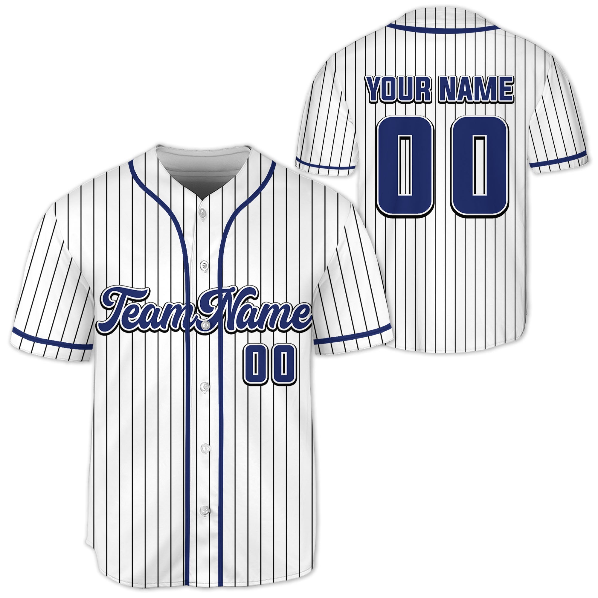 Personalized-Team-Name-Navy-Striped