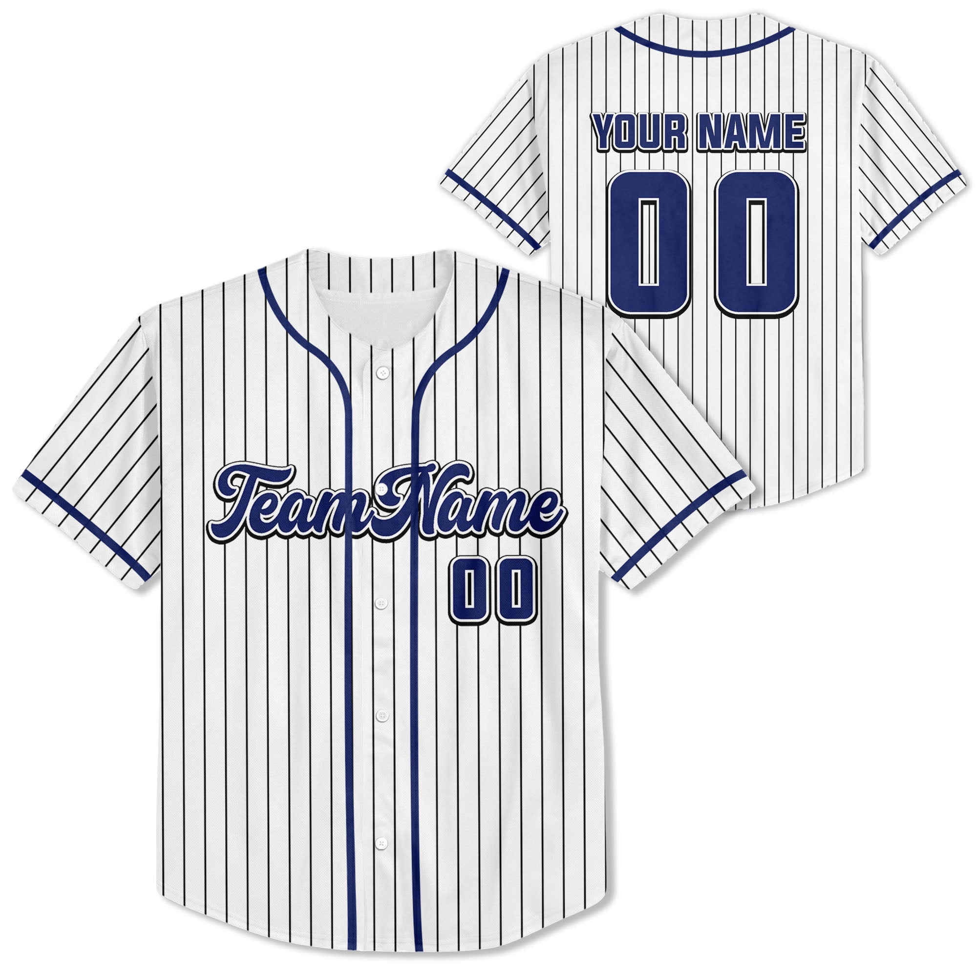 Personalized-Team-Name-Navy-Striped