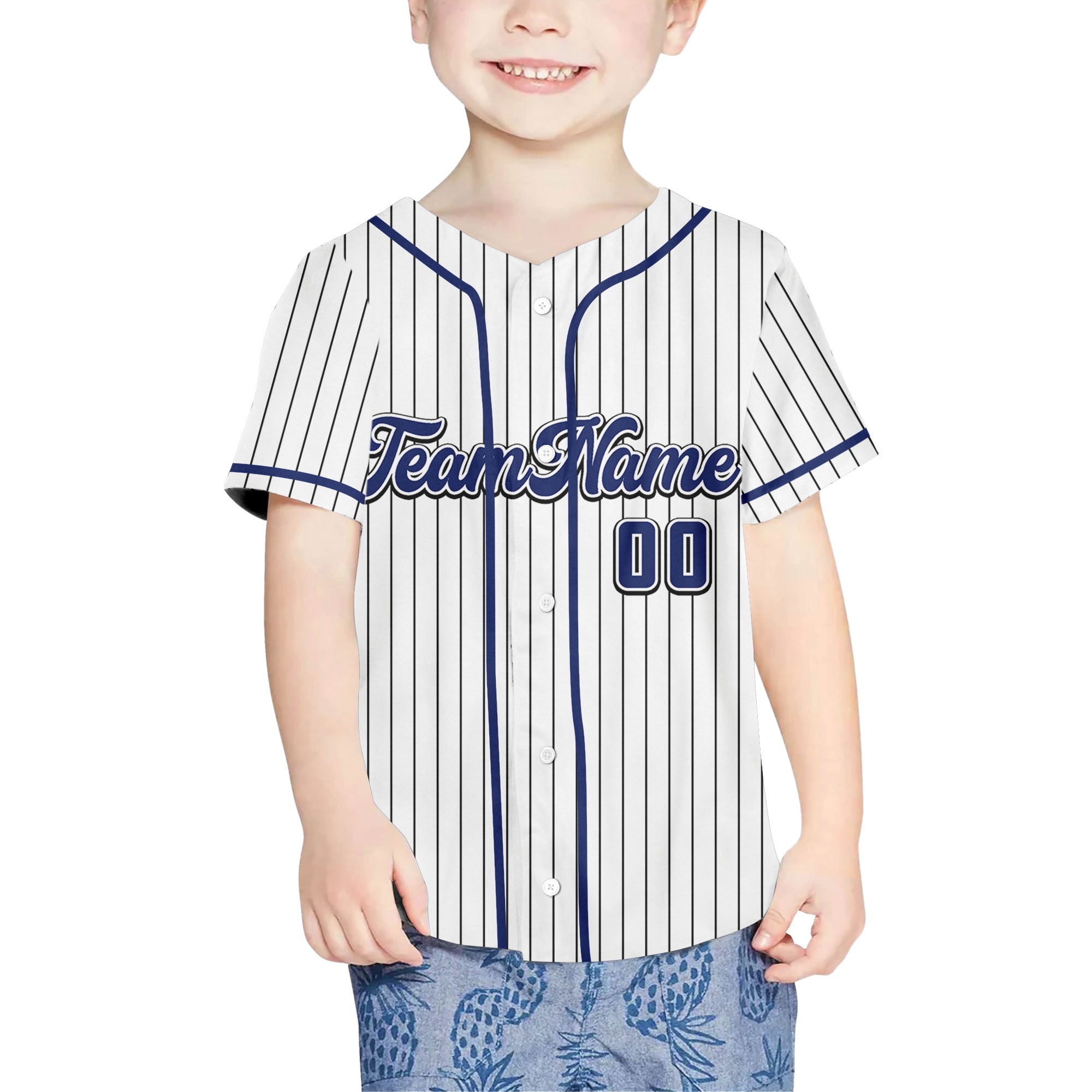 Personalized-Team-Name-Navy-Striped