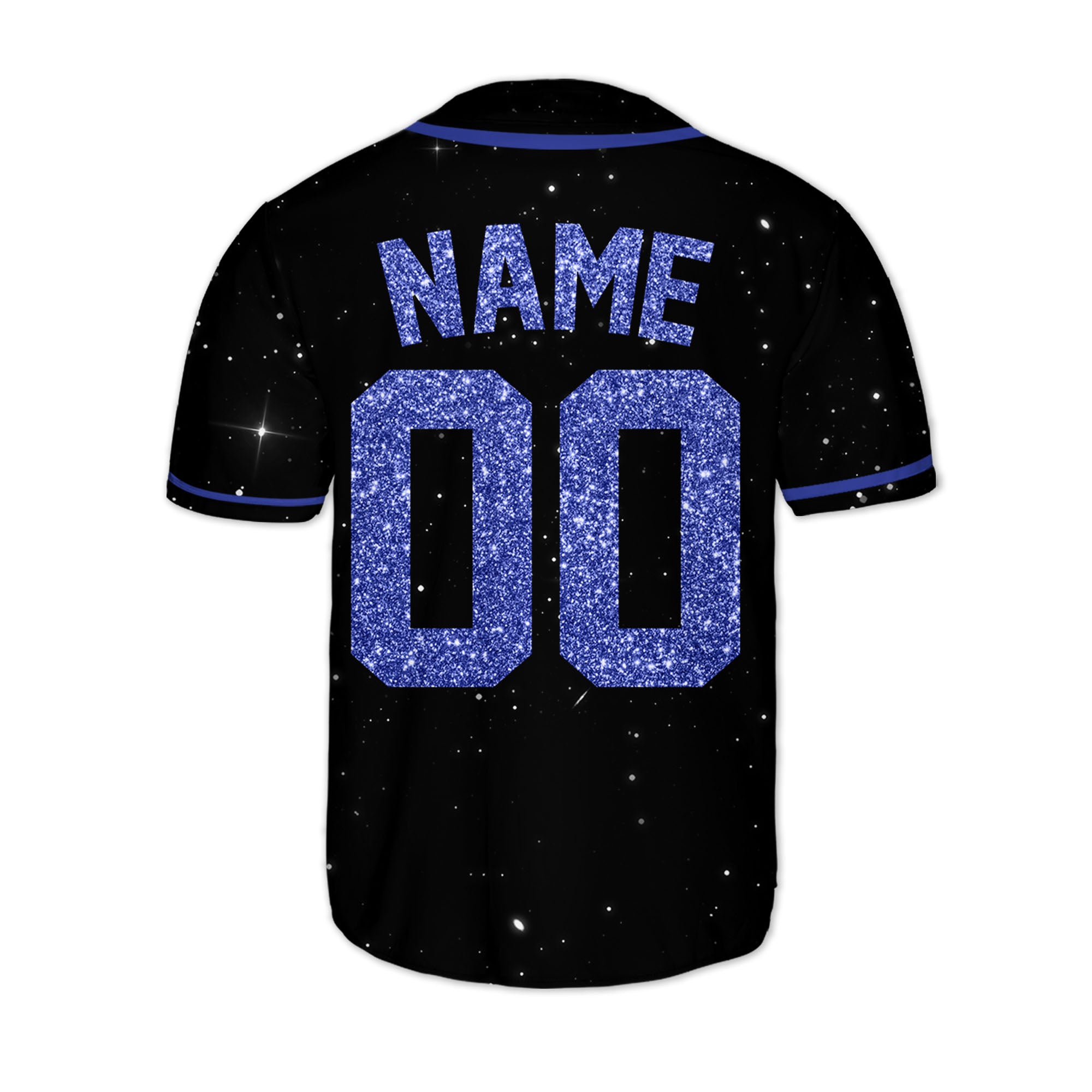 Personalized-Team-Name-Number-Baseball-Jersey-Star-Blink-Printed-Glitter-Collection-Blue-Color