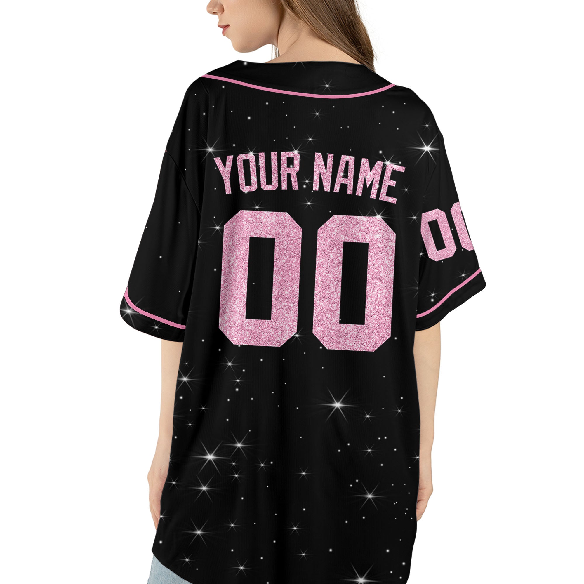 Personalized-Team-Name-Number-Custom-Collection-Pink