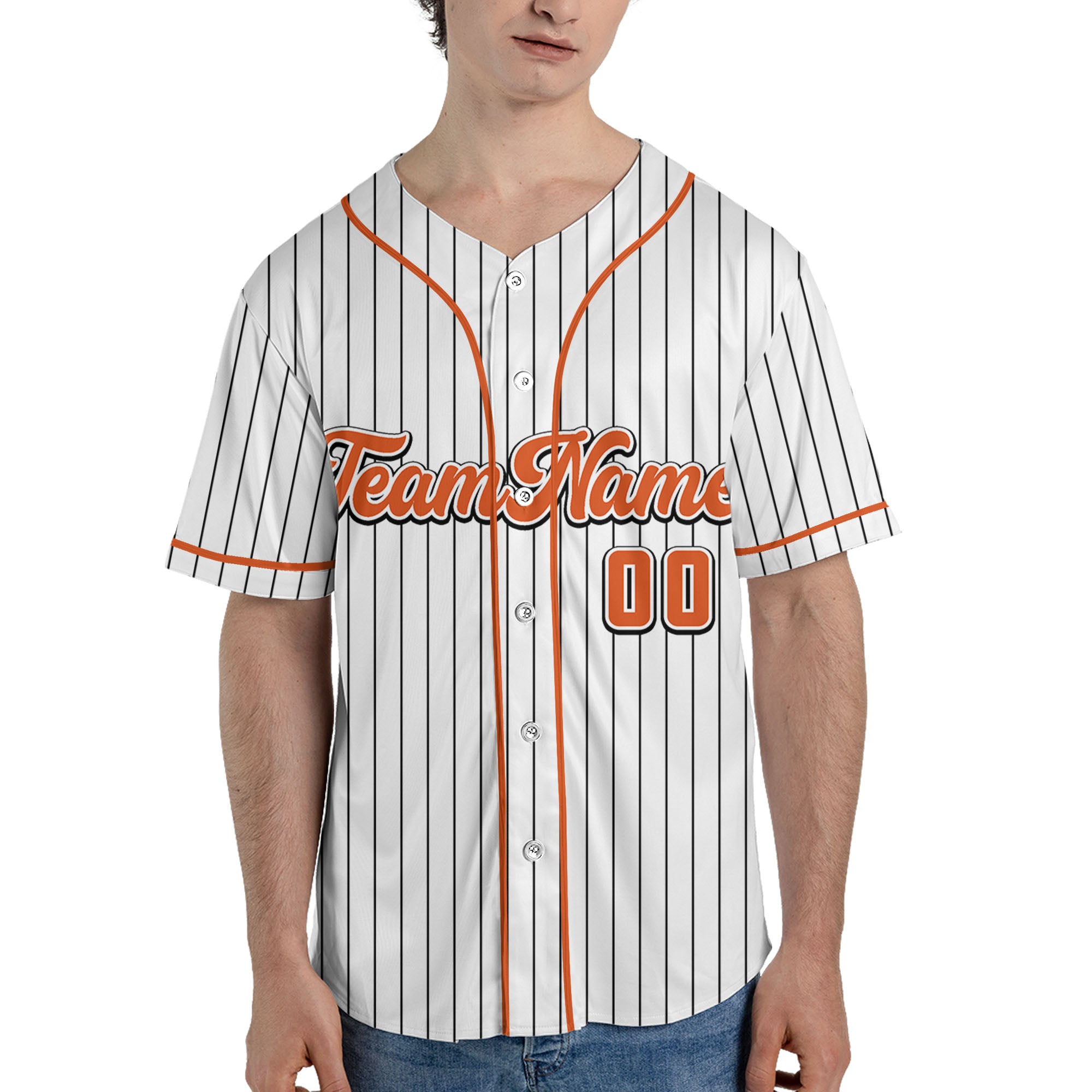 Personalized-Team-Name-Orange-Striped