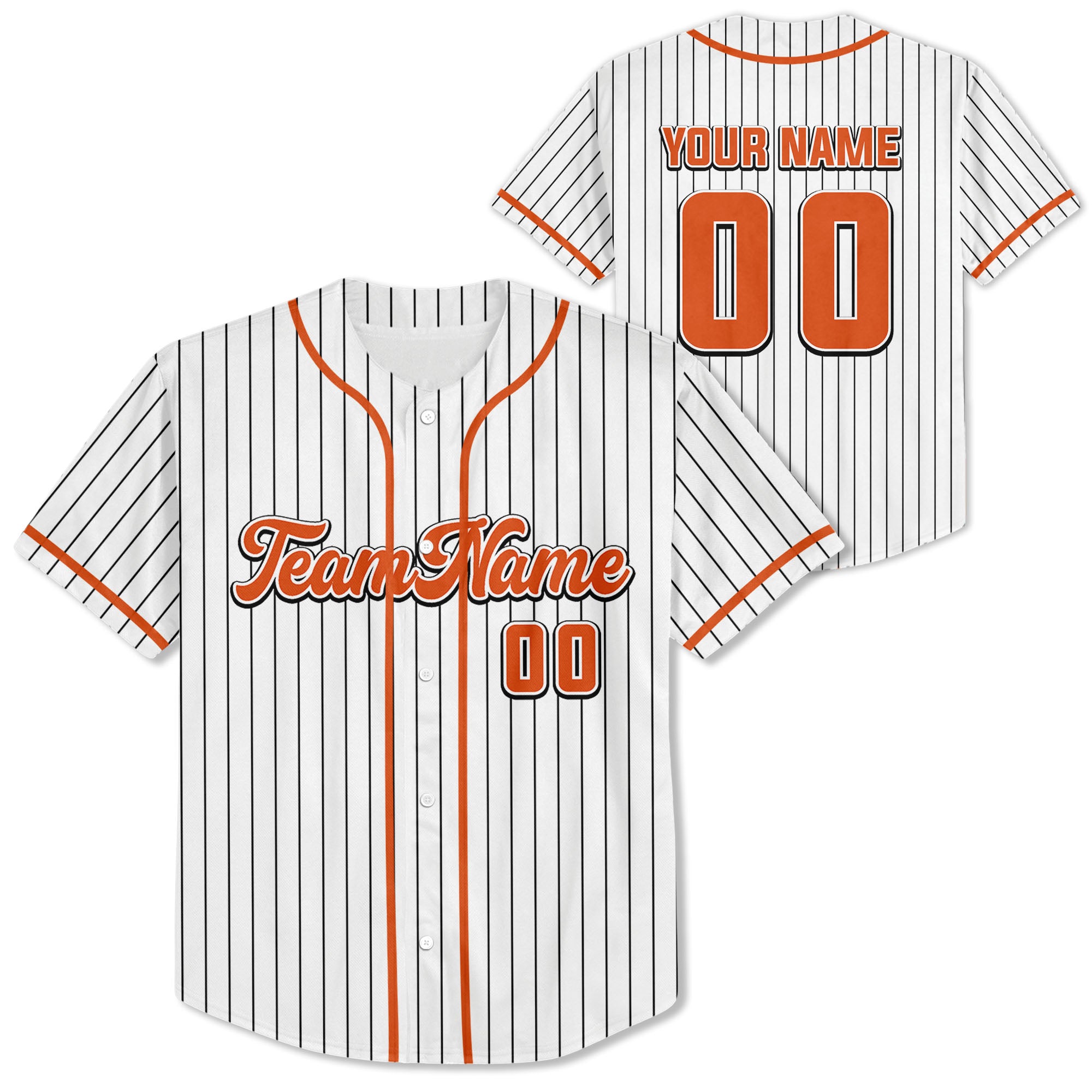 Personalized-Team-Name-Orange-Striped