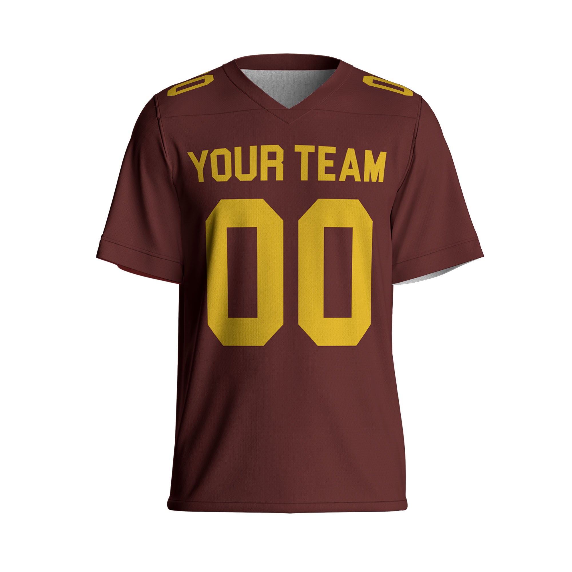 Personalized-Team-Name-Sport-Maroon-Yellow