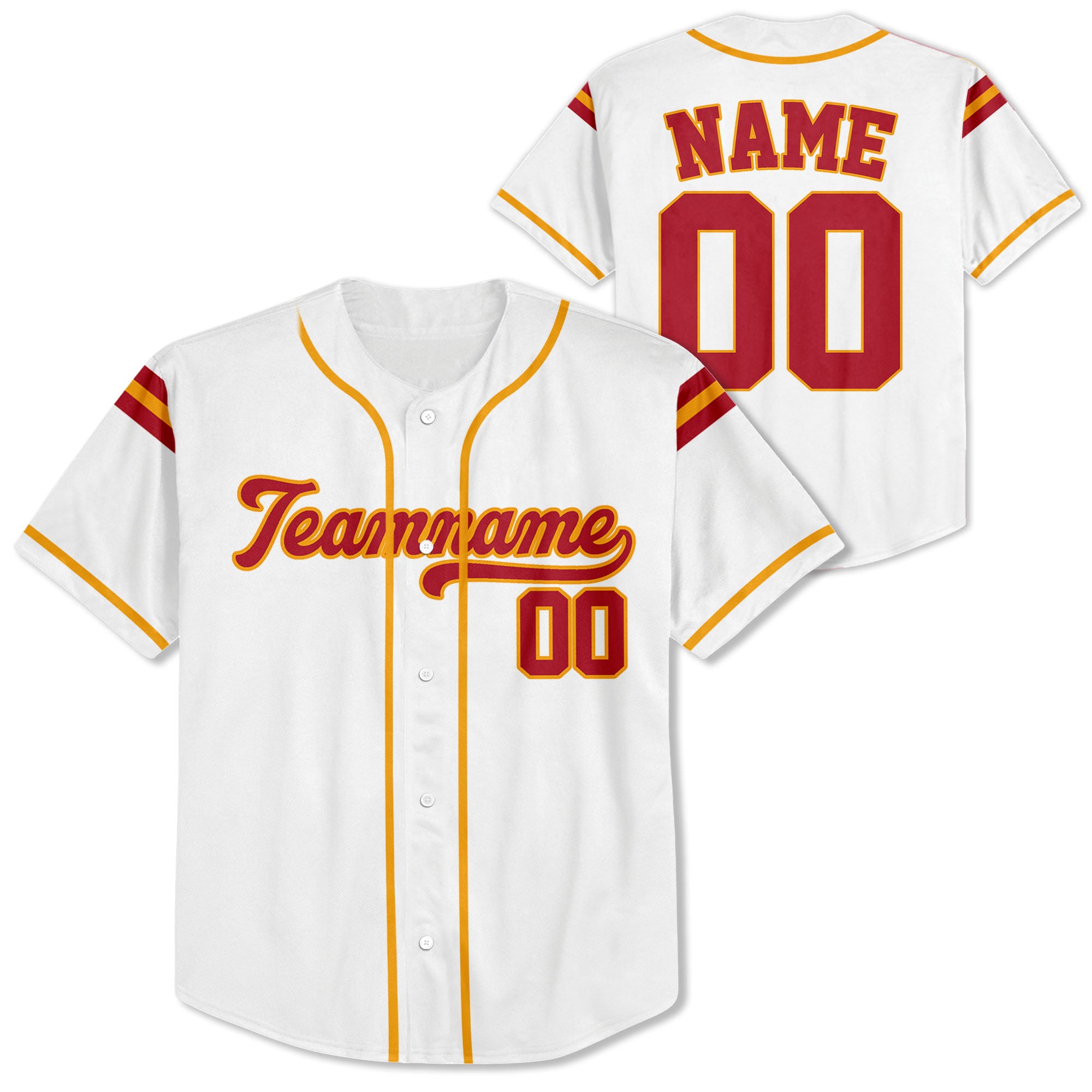 Personalized-Team-Name-Your-Name-Your-Number-Baseball-Jersey-Style-Football-Red-Yellow