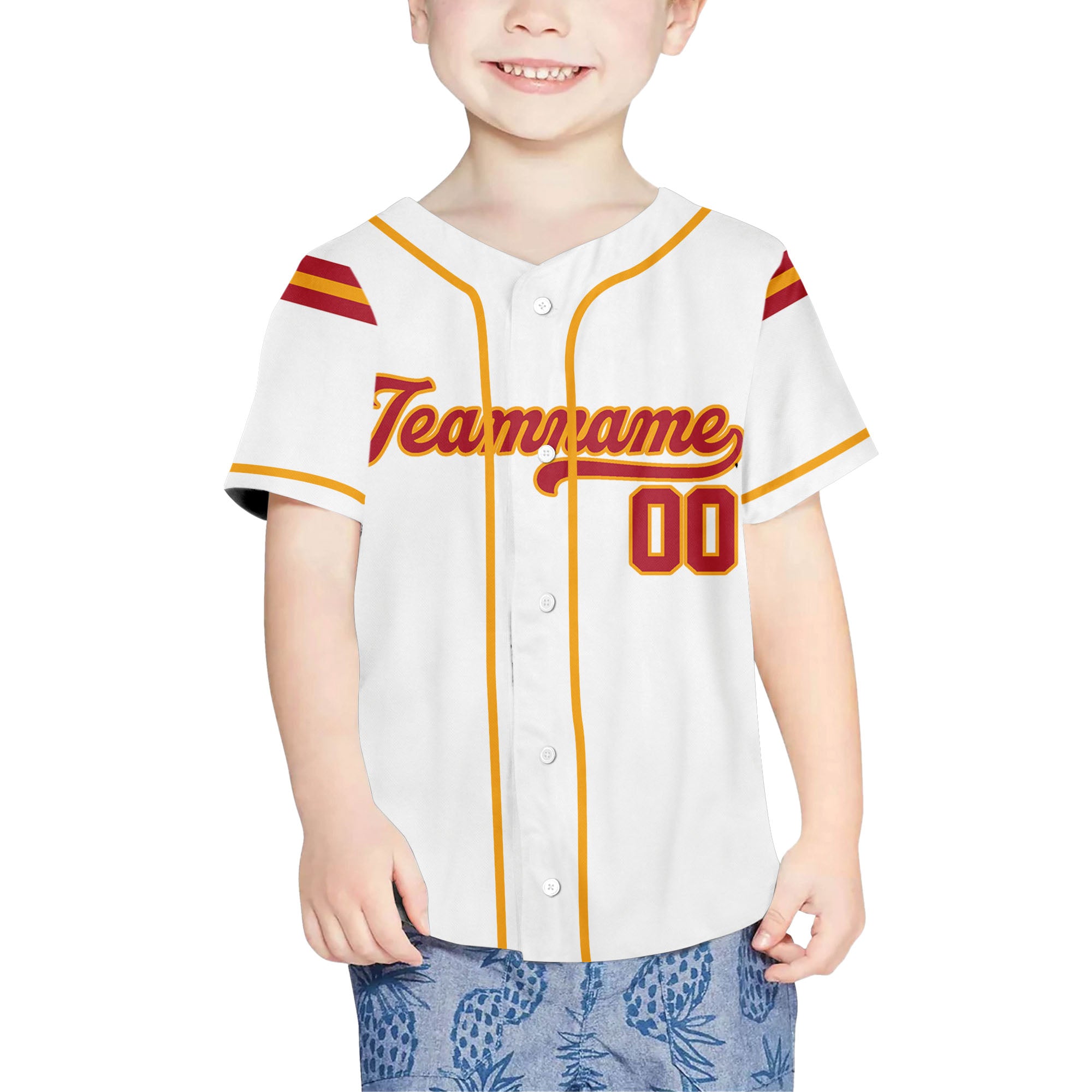 Personalized-Team-Name-Your-Name-Your-Number-Baseball-Jersey-Style-Football-Red-Yellow
