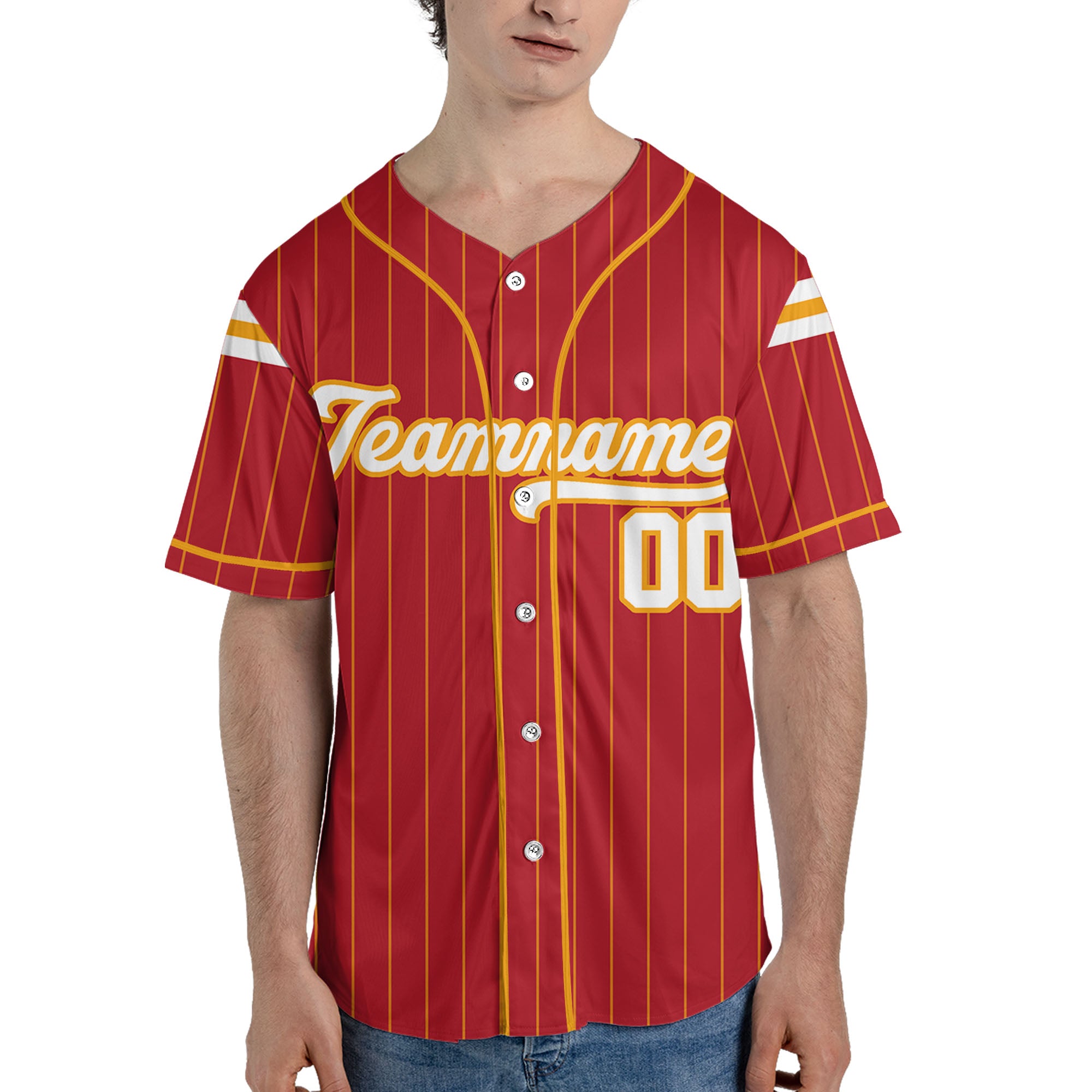 Personalized-Team-Name-Your-Name-Your-Number-Baseball-Jersey-Style-Football-Stripe-Red