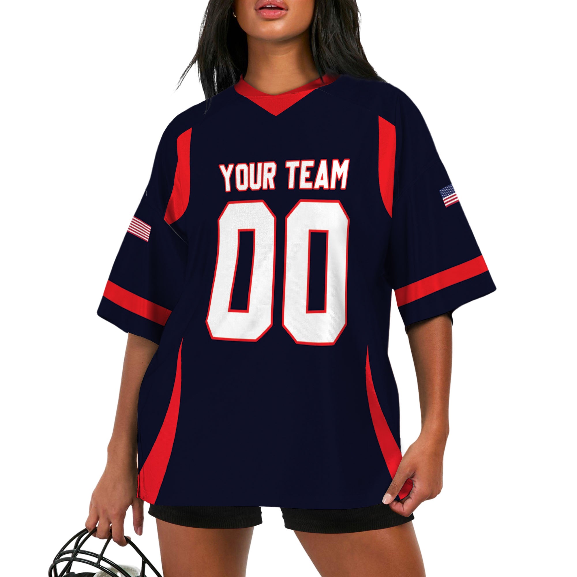 personalized-team-super-star-sport-navy-and-red-football-jersey-i3-8764
