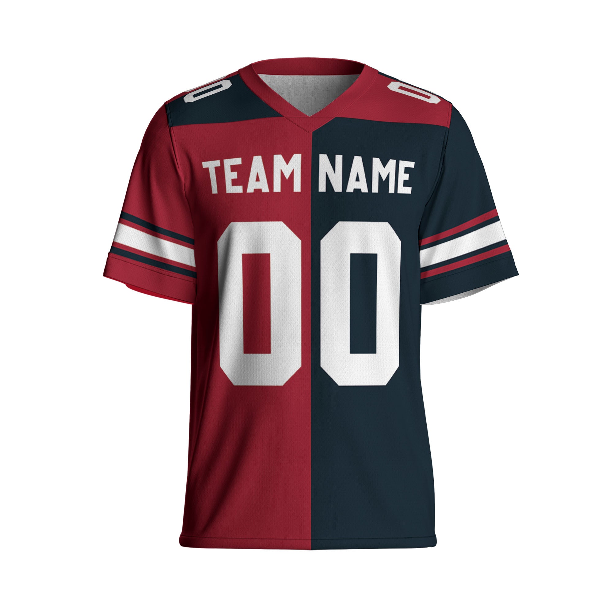 Personalized-Texanes-Jersey-Football-Half-n-Half