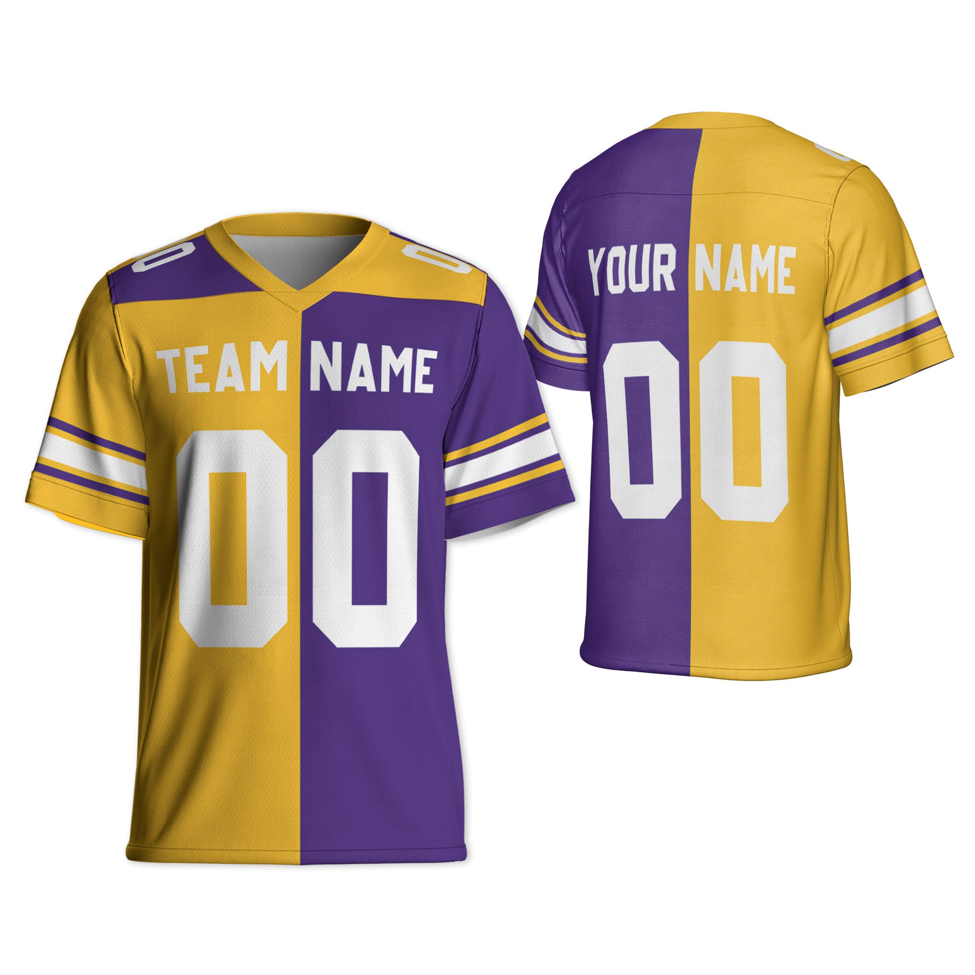 Personalized-Vikiings-Jersey-Football-Half-n-Half