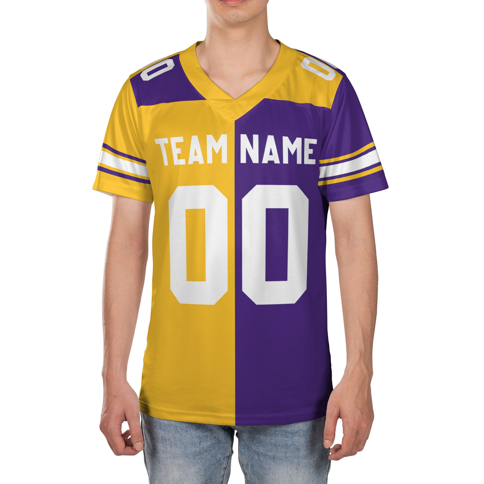 Personalized-Vikiings-Jersey-Football-Half-n-Half